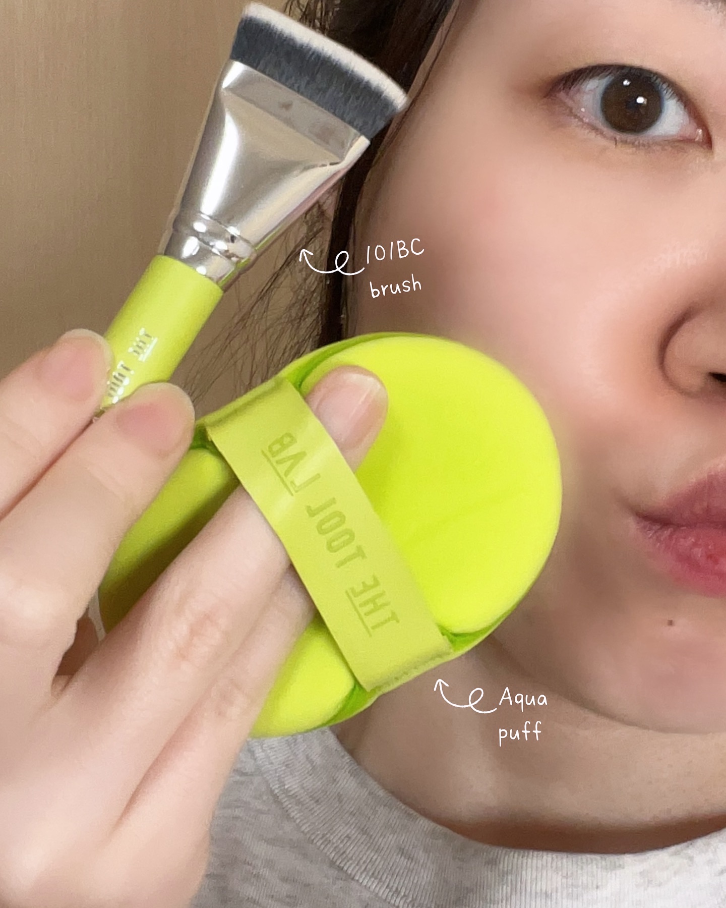 THE TOOL LAB アクアフィックスパフ OVAL/THE TOOL LAB/パフ・スポンジを使ったクチコミ（2枚目）