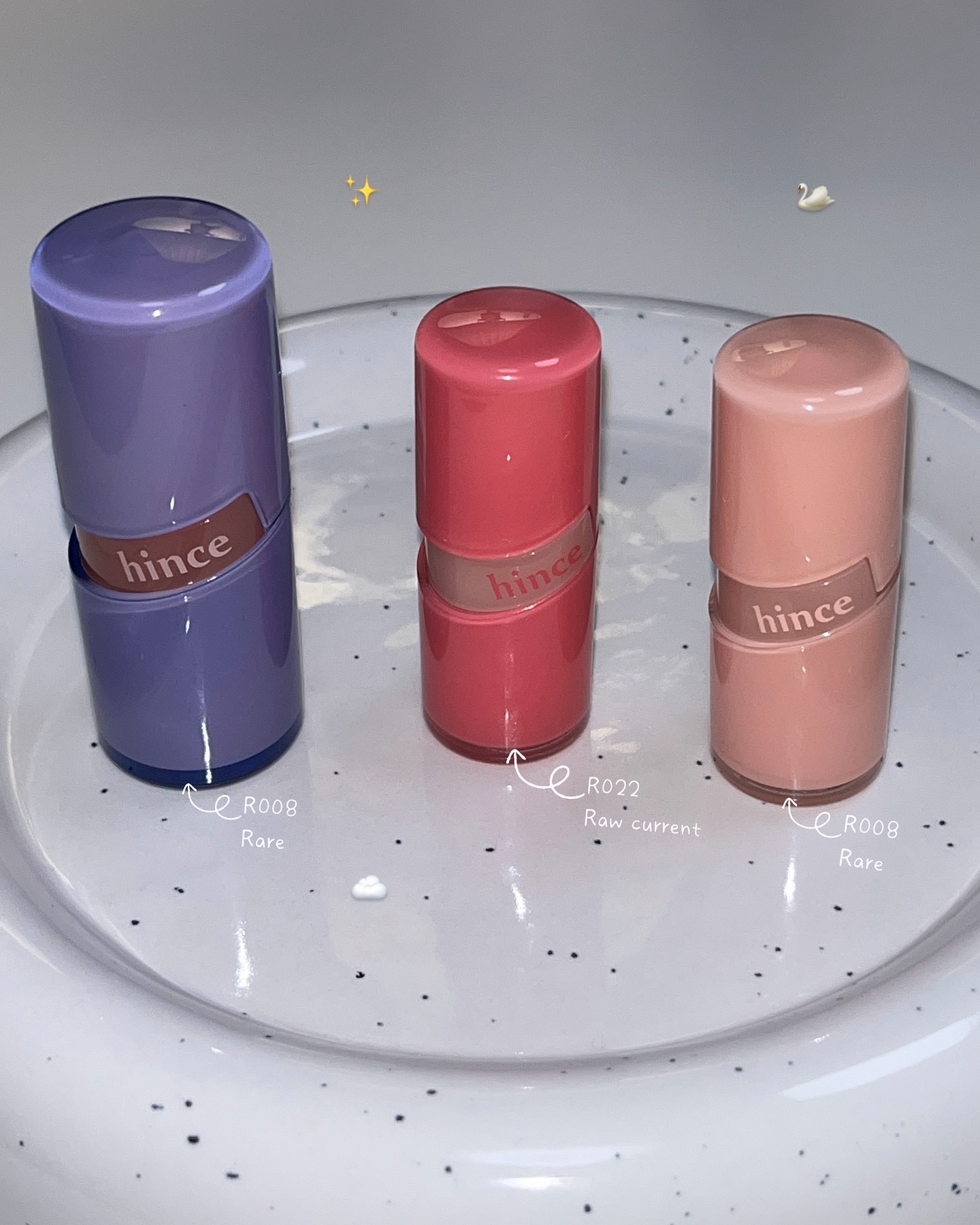 ロウグロウジェルティント R008 レア（ミニ）/hince/リップティントを使ったクチコミ（3枚目）