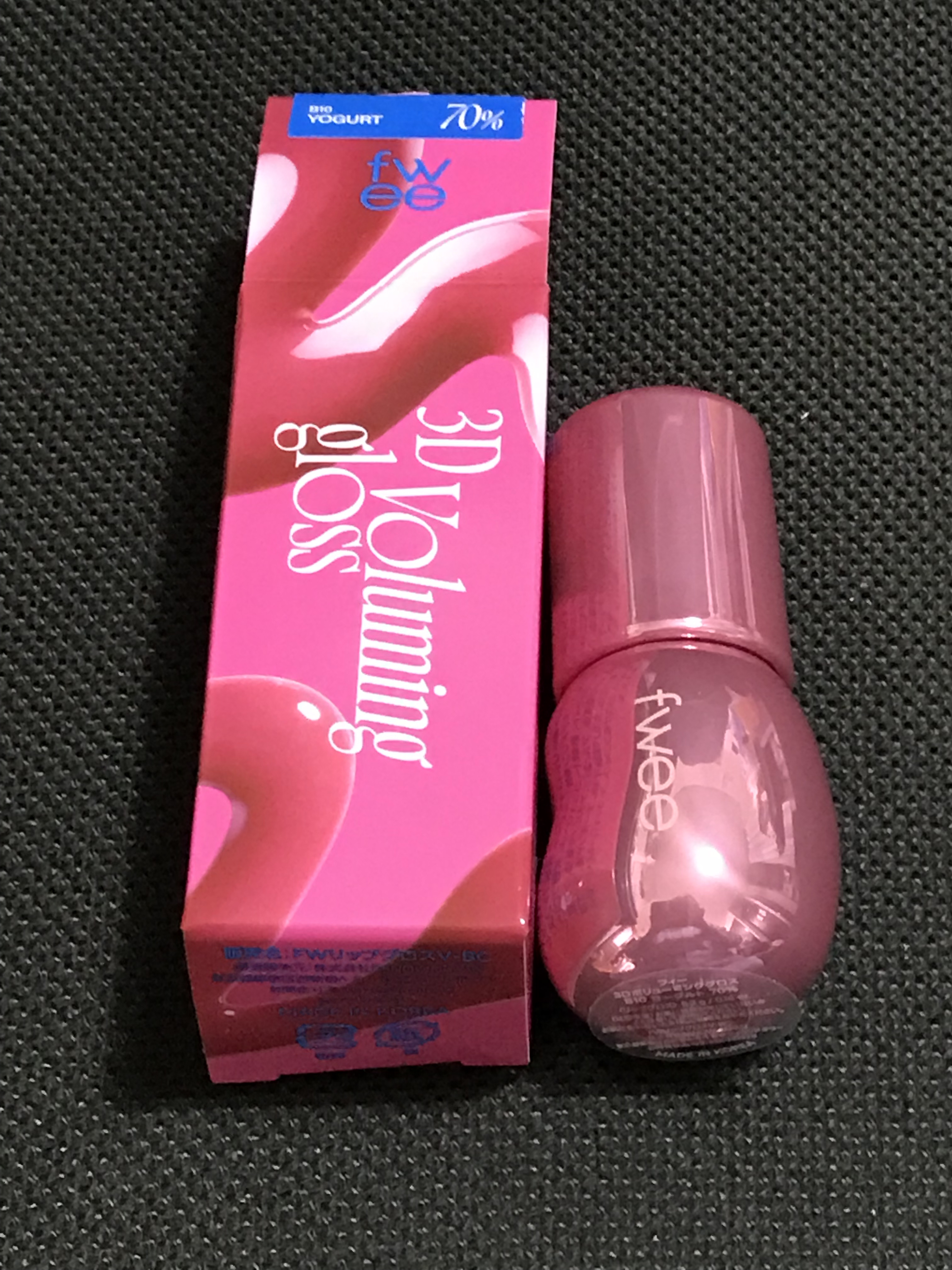 フィー 3Dボリューミンググロス/fwee/リップグロスを使ったクチコミ（1枚目）