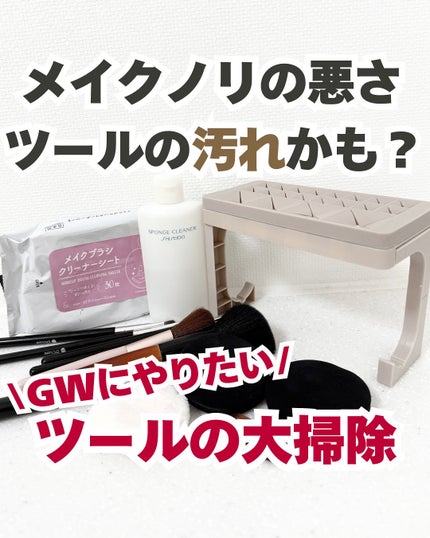 スポンジクリーナーN 198 (L)/SHISEIDO/その他化粧小物を使ったクチコミ(1枚目)