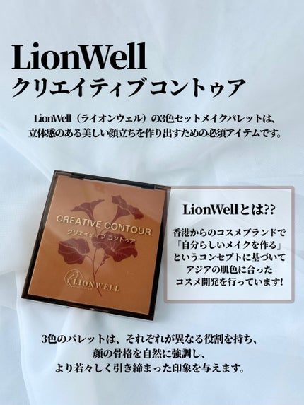 クリエイティブ コントゥア/LionWell(ライオンウェル)/シェーディングを使ったクチコミ(2枚目)