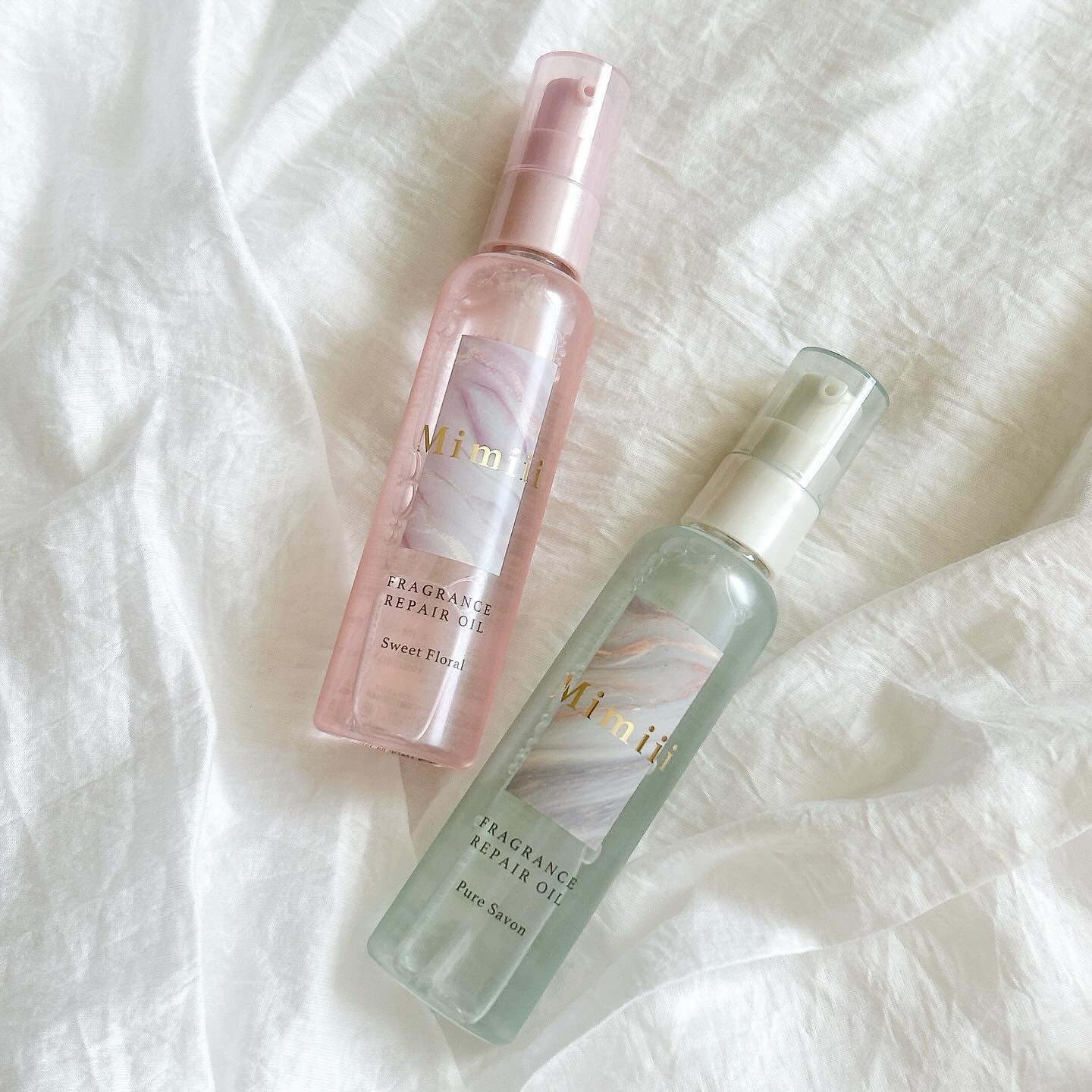 Mimiii フレグランスリペアオイル スウィートフローラル/Cue's/ヘアオイルを使ったクチコミ（1枚目）