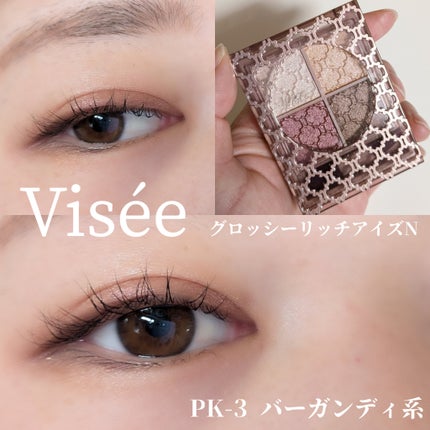 グロッシーリッチ アイズ N/Visée/アイシャドウパレットを使ったクチコミ(1枚目)