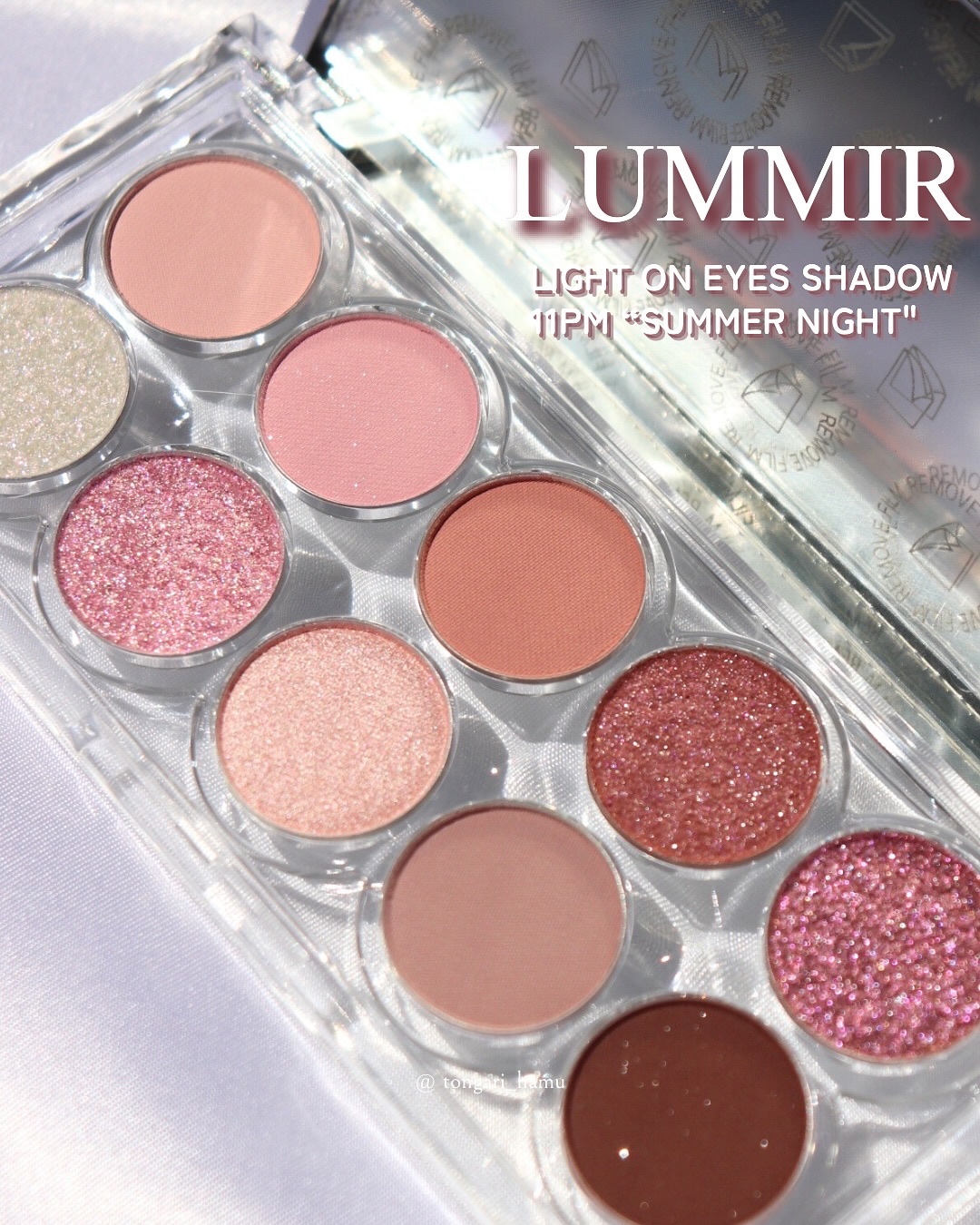 ライト オン アイズ シャドウ パレット/Lummir/アイシャドウパレットを使ったクチコミ（1枚目）