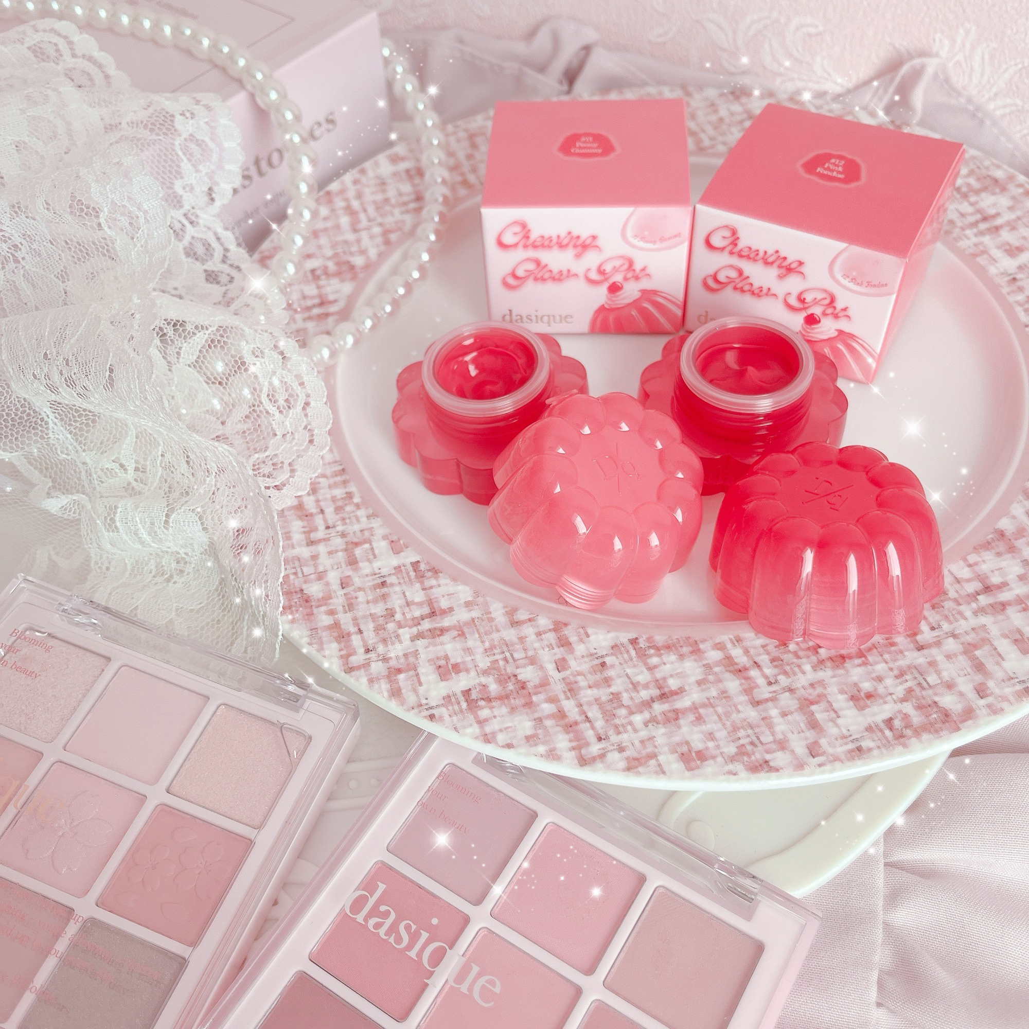 チューインググロウポット 12 ピンクフォンデュ/dasique/口紅を使ったクチコミ（1枚目）