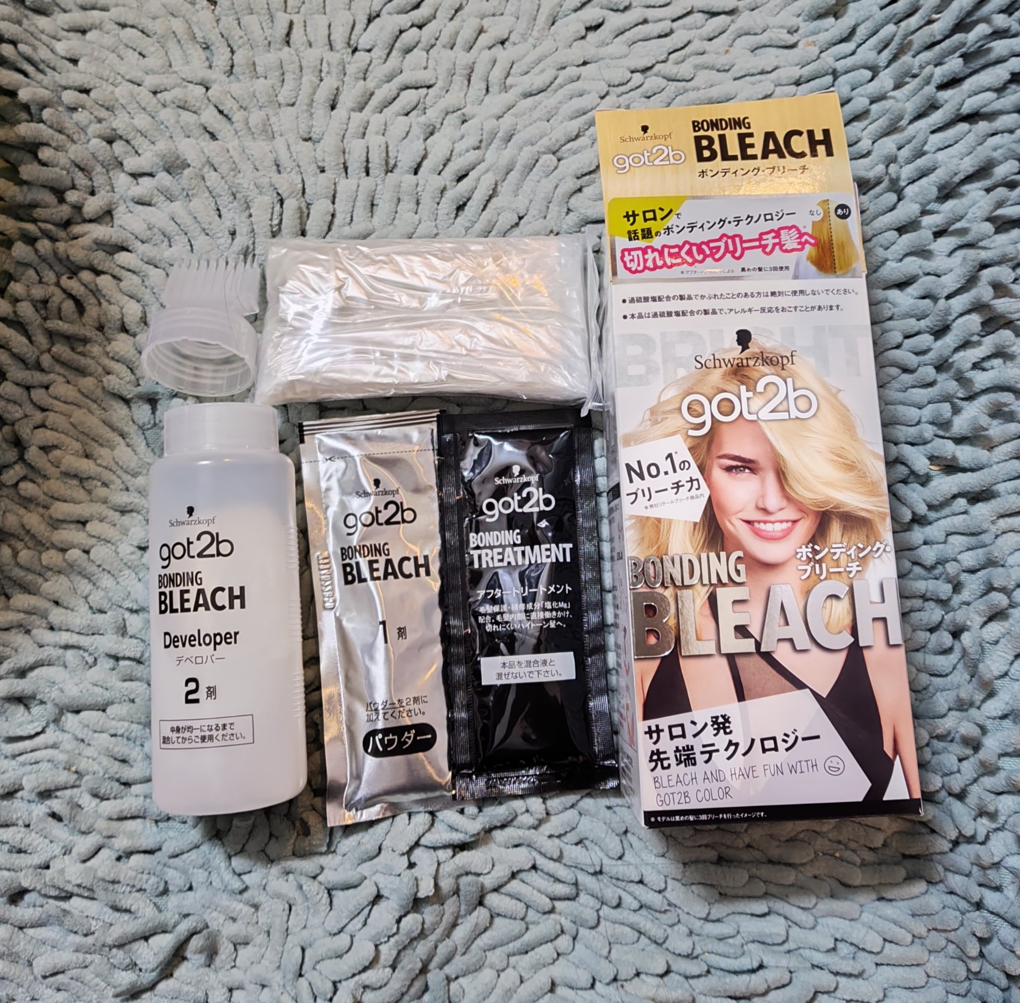 ボンディング・ブリーチ 2箱入り/got2b/ブリーチ剤を使ったクチコミ（1枚目）