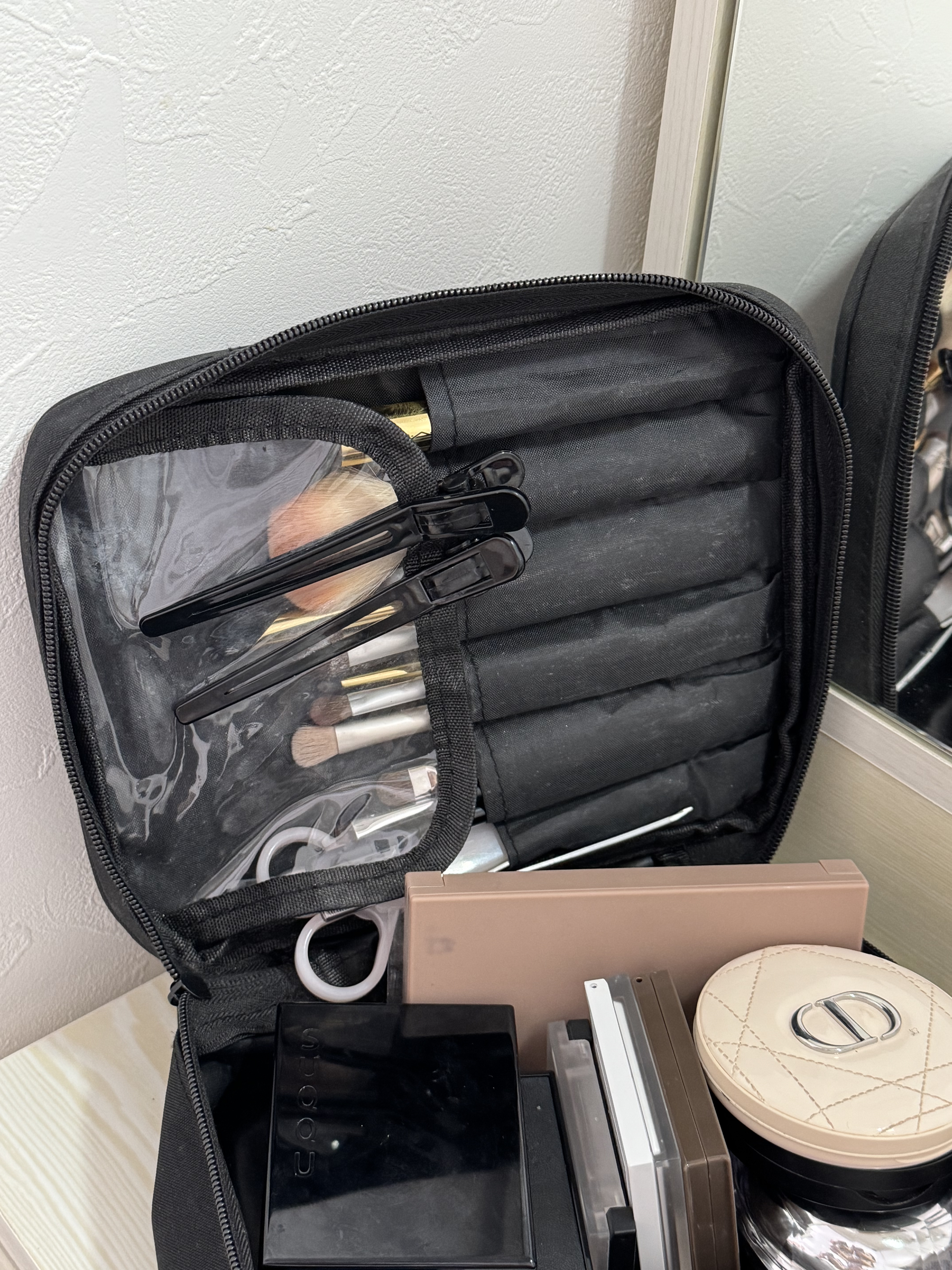 ナイロンメイクボックス S/無印良品/その他を使ったクチコミ（2枚目）