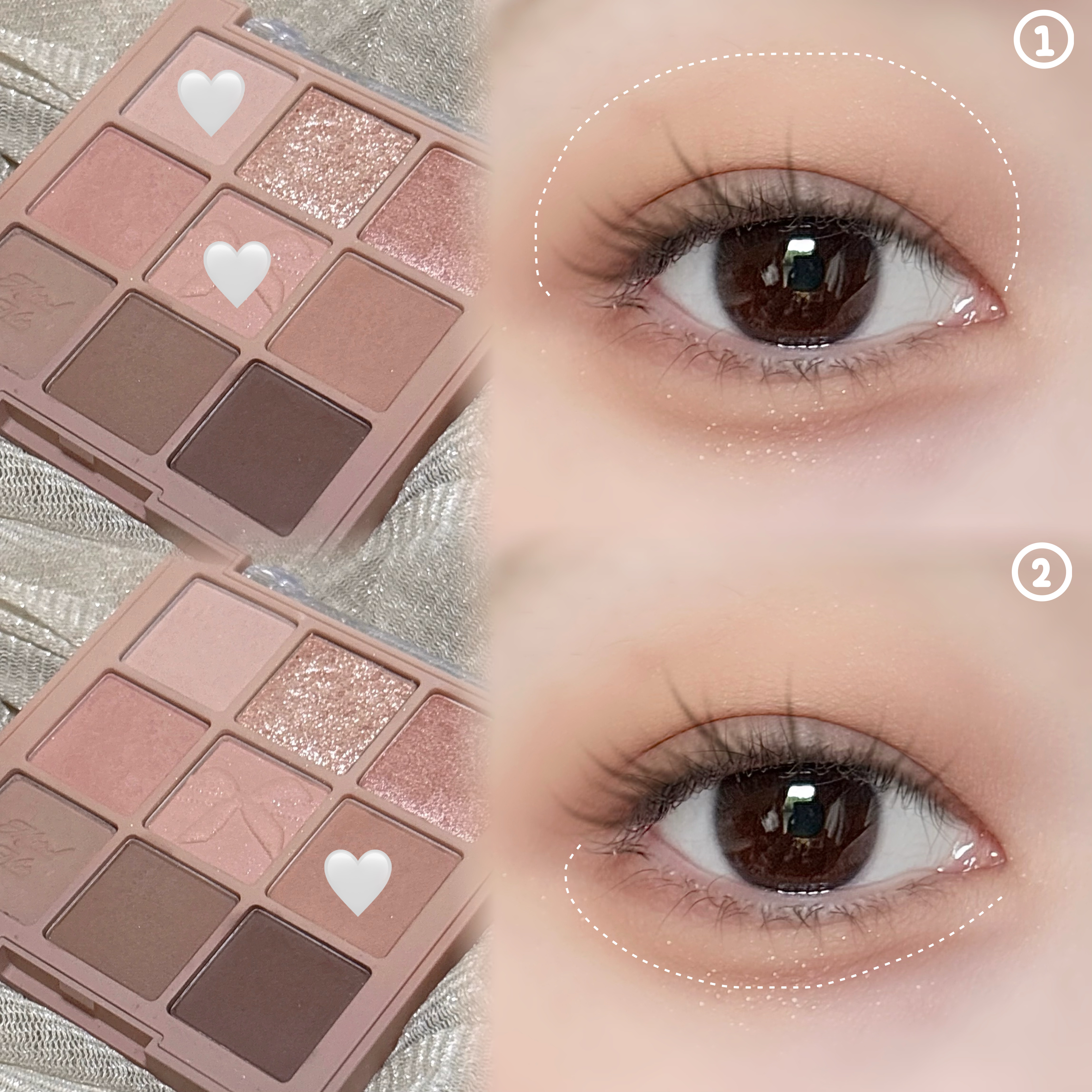 シャドウパレット/dasique/アイシャドウパレットを使ったクチコミ（2枚目）