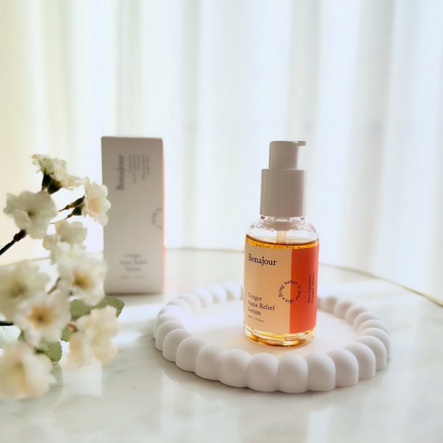 ジンジャーアクアリリーフセラム/Bonajour/美容液を使ったクチコミ（1枚目）