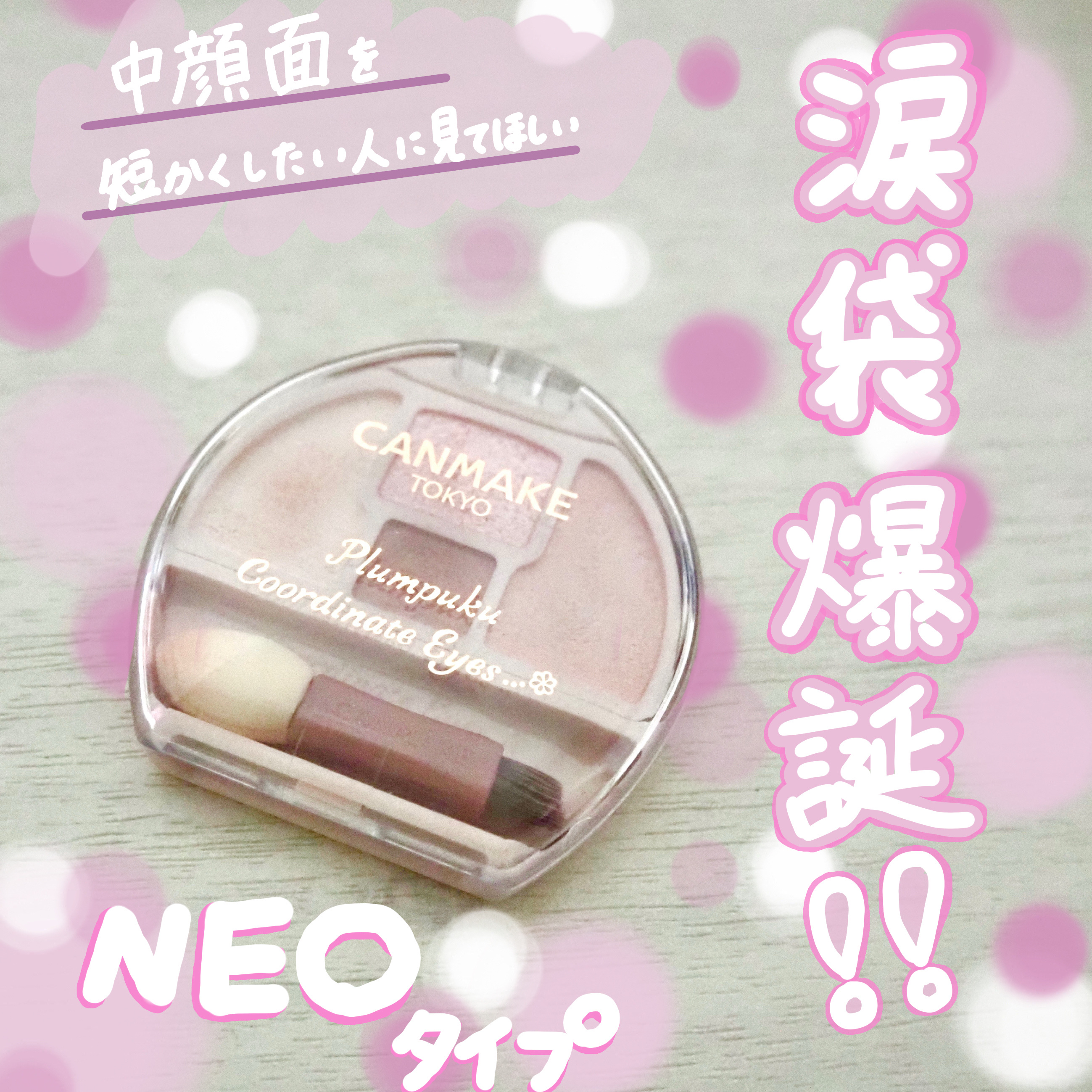 プランぷくコーデアイズNeo/キャンメイク/アイシャドウを使ったクチコミ（1枚目）
