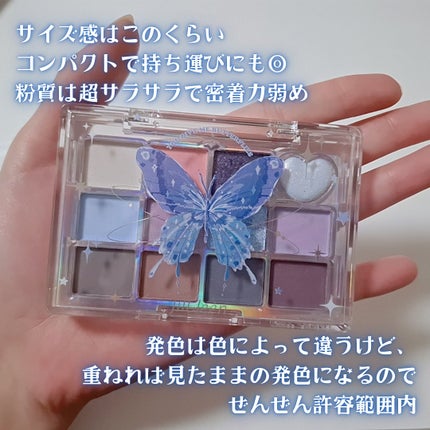 シャイニング12色ミニアイシャドウパレット/jill leen./アイシャドウパレットを使ったクチコミ(3枚目)