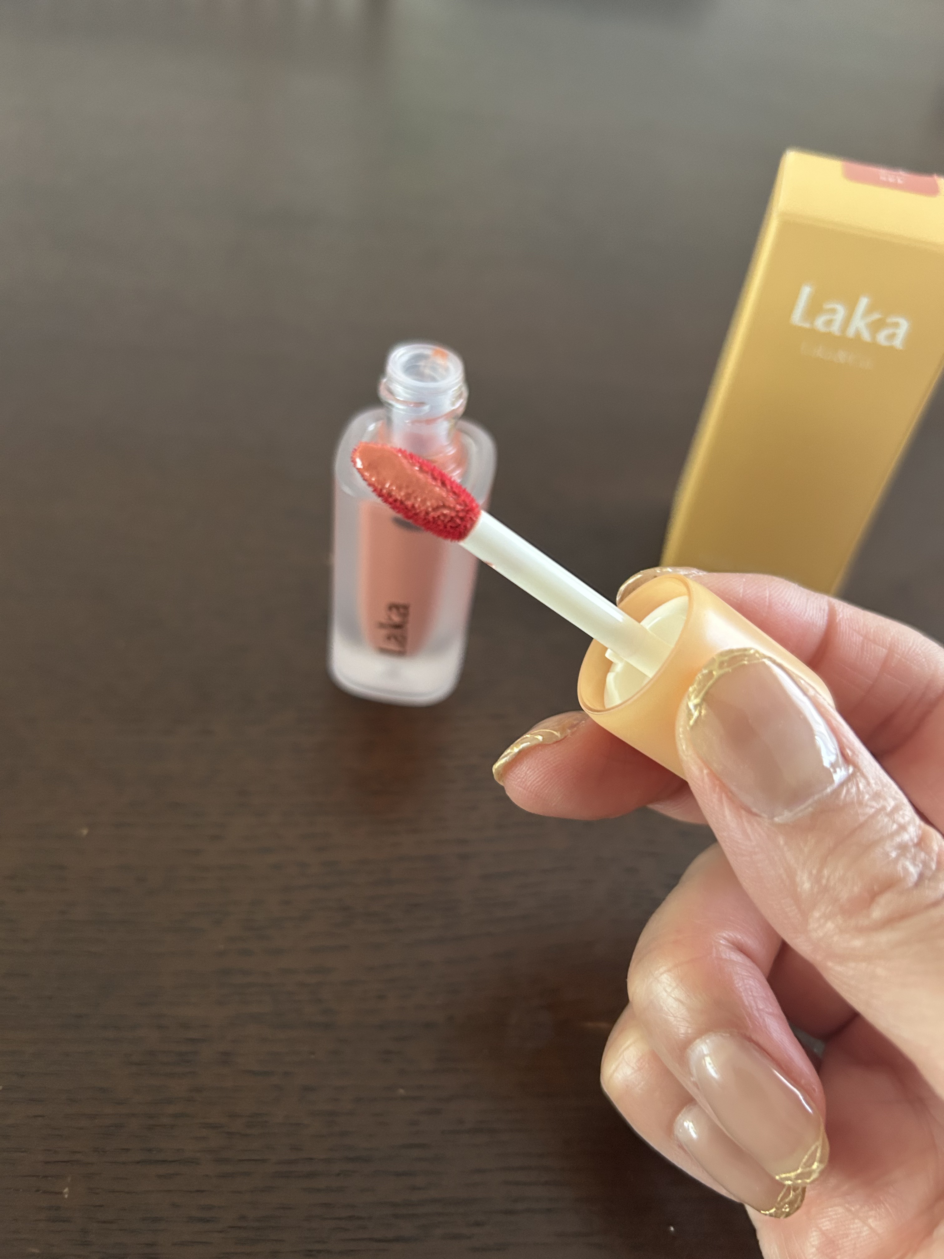 フルーティーグラムティント/Laka/リップティントを使ったクチコミ（2枚目）