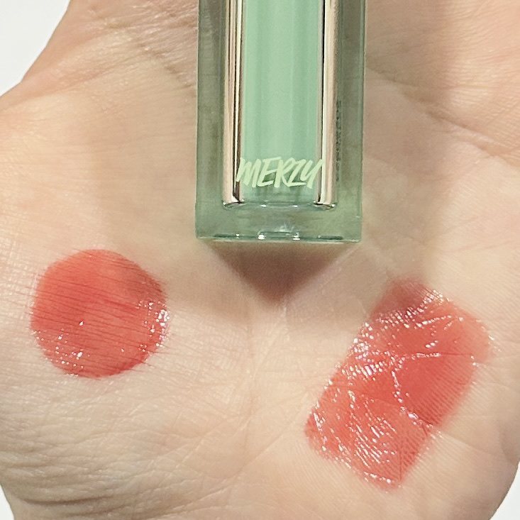 ザ ウォータリー デュー ティント シーズン3/MERZY/リップティントを使ったクチコミ（2枚目）