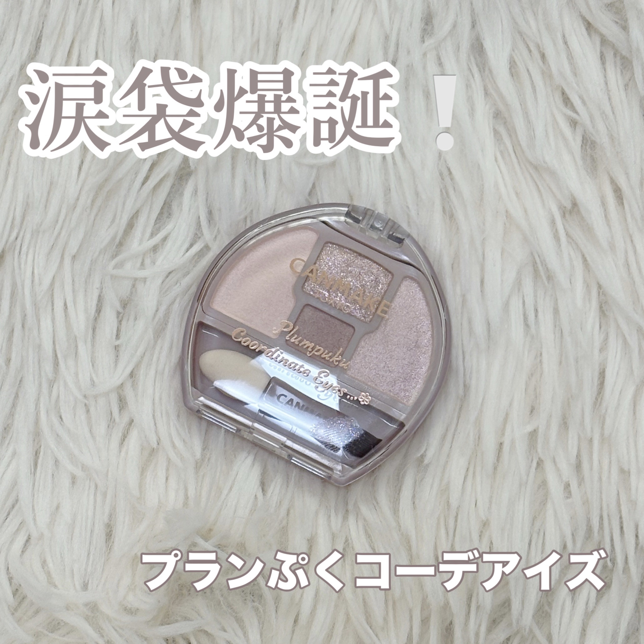 プランぷくコーデアイズ/キャンメイク/パウダーアイシャドウを使ったクチコミ（1枚目）