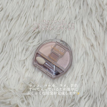 プランぷくコーデアイズ/キャンメイク/パウダーアイシャドウを使ったクチコミ(2枚目)