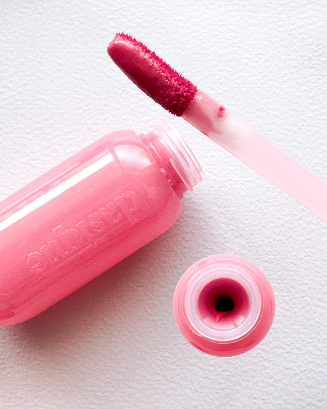 ジューシーデューイグロウティント 09 ダンデリオンピンク/dasique/リップティントを使ったクチコミ（2枚目）