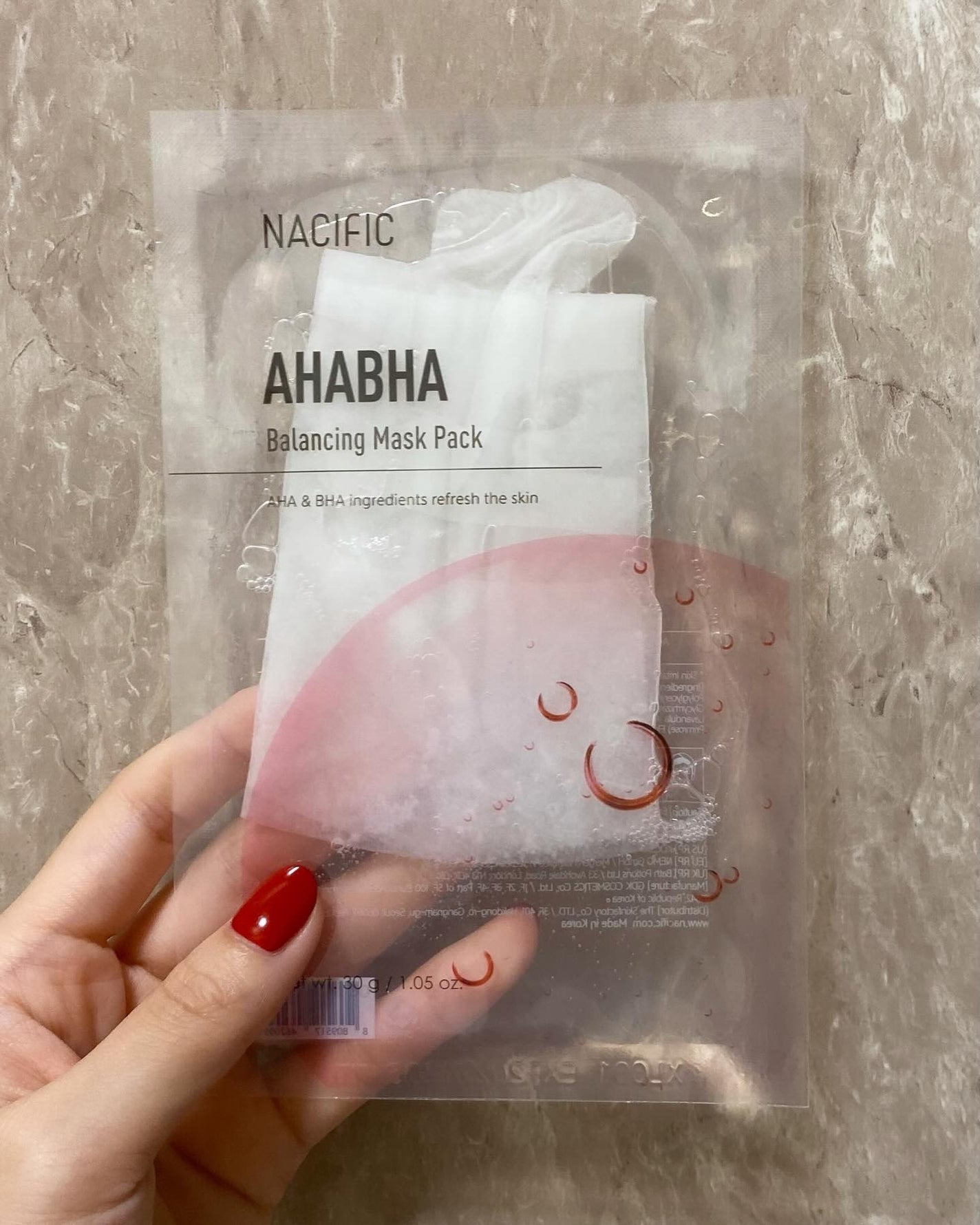 AHABHA BALANCING MASK PACK/NACIFIC/シートマスク・パックを使ったクチコミ(1枚目)