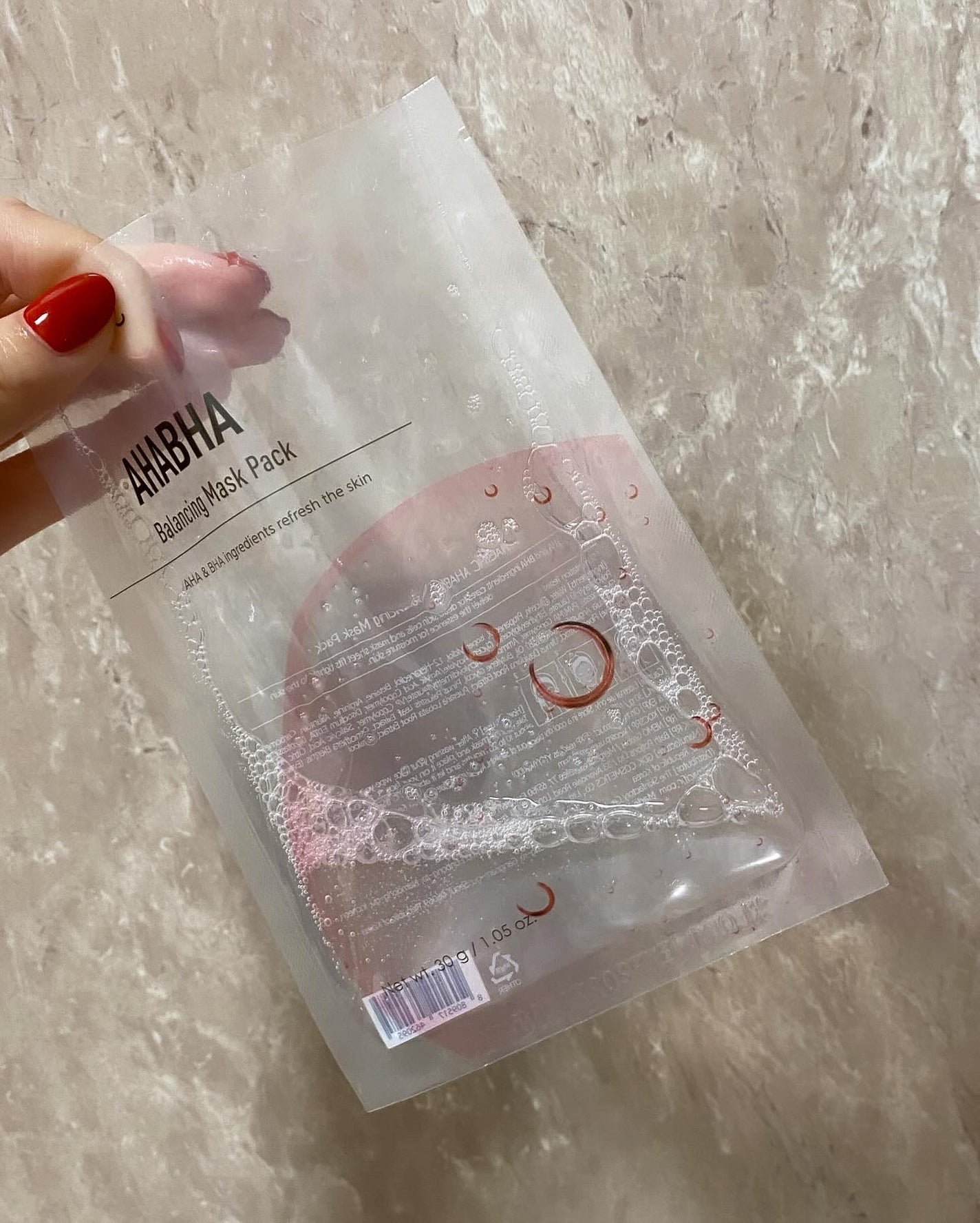 AHABHA BALANCING MASK PACK/NACIFIC/シートマスク・パックを使ったクチコミ(4枚目)