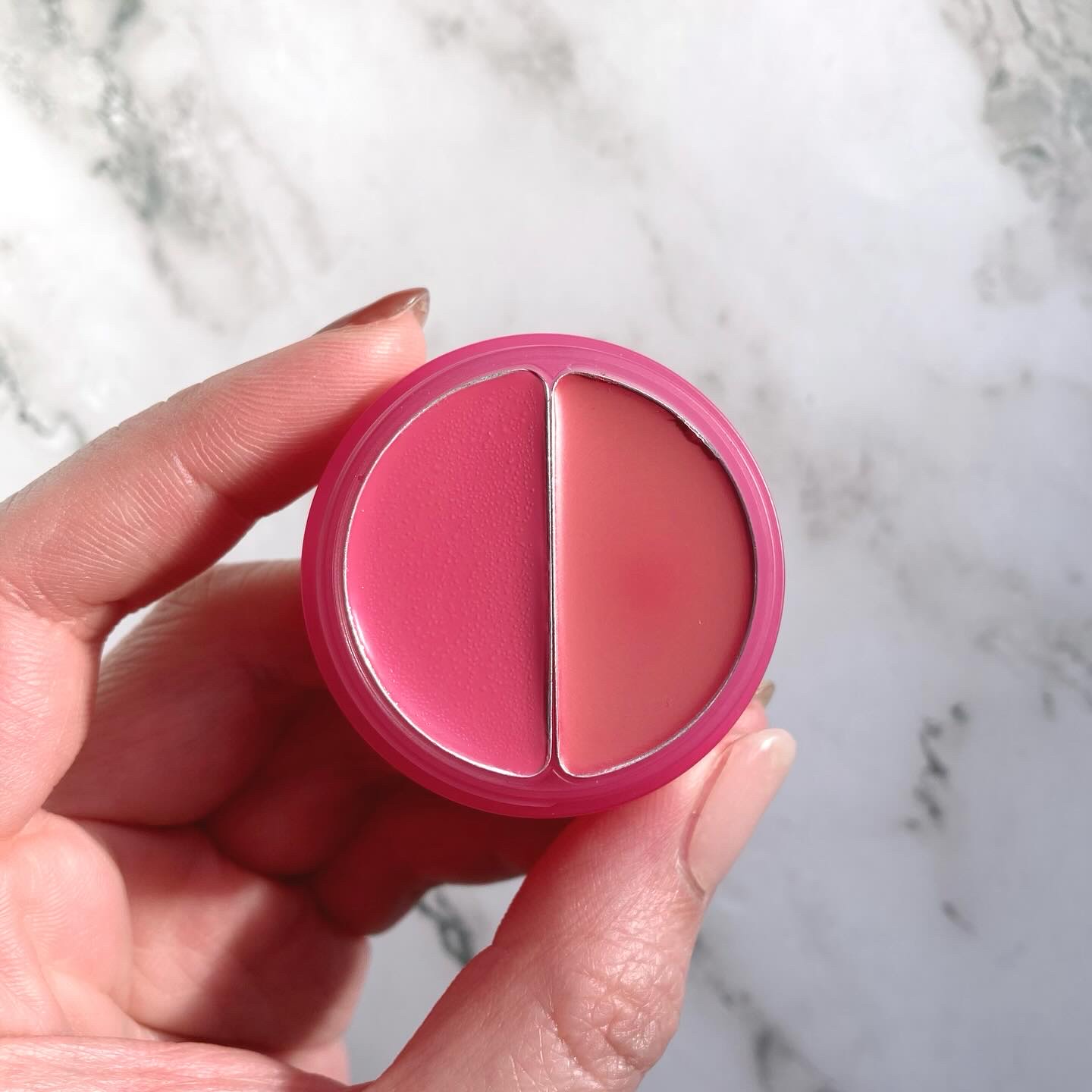 チークトーン リップ＆チーク デュオバーム/TONYMOLY/口紅を使ったクチコミ（2枚目）