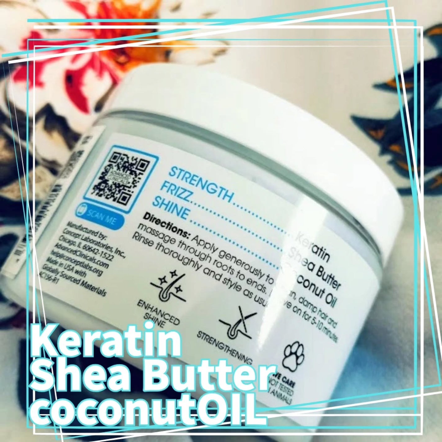 KERATIN スリーク+スムースヘアマスク/ADVANCED CLINICALS/ヘアマスク・ヘアパックを使ったクチコミ(2枚目)