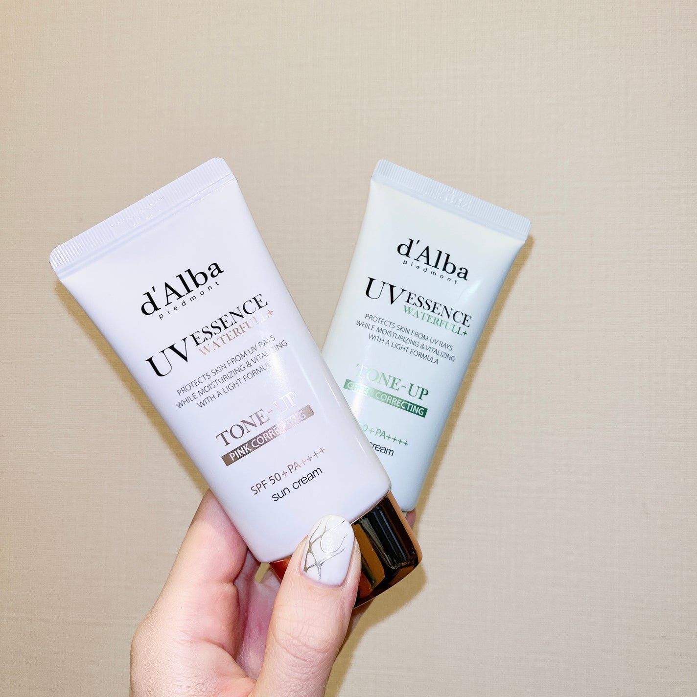 ウォータフルトーンアップサンクリーム/ダルバ/日焼け止めクリームを使ったクチコミ(1枚目)