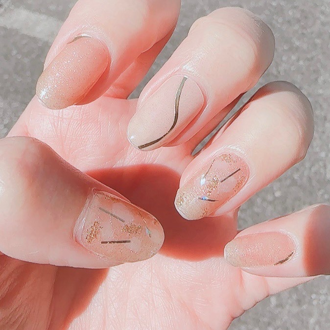 リアルジェルネイルシール/BEAUTY AVENUE/ネイルシールを使ったクチコミ（2枚目）