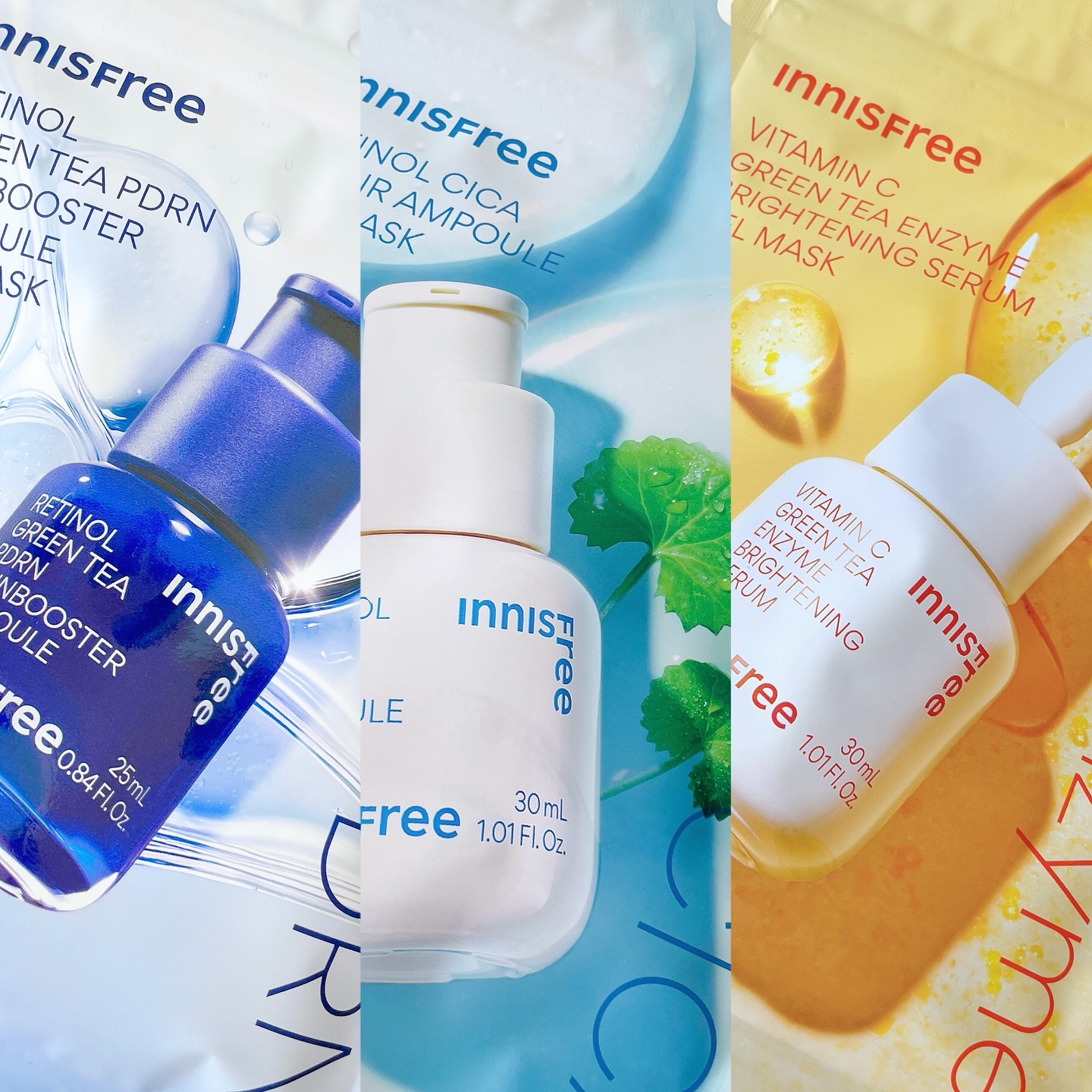 ビタC　グリーンティーエンザイム　ブライト　マスク　/innisfree/シートマスク・パックを使ったクチコミ（2枚目）