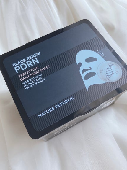 ブラックPDRN デイリーシートマスク/ネイチャーリパブリック/シートマスク・パックを使ったクチコミ(2枚目)