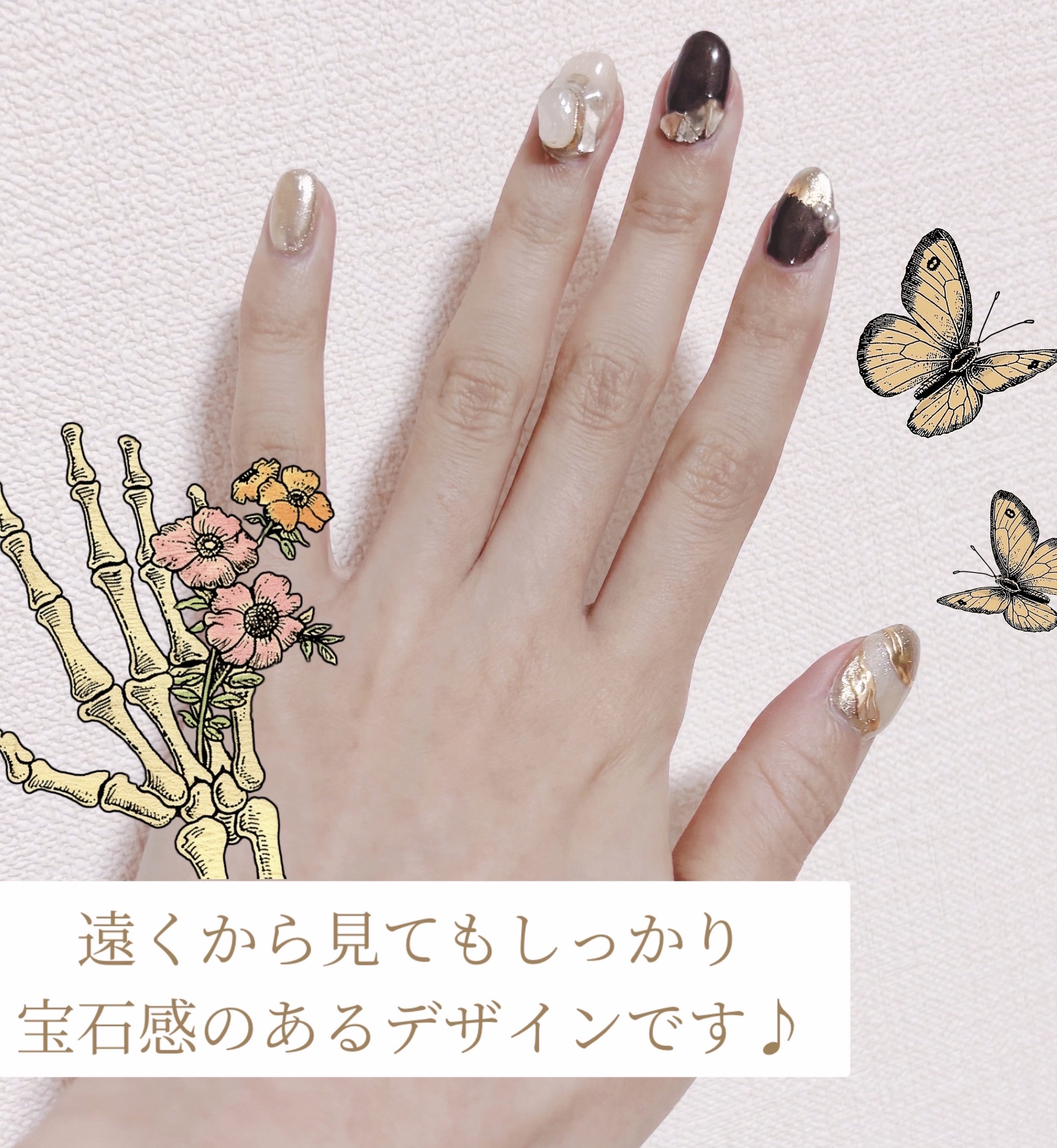 ジェルネイル（ライト対応）/セリア/ジェルネイルを使ったクチコミ（2枚目）