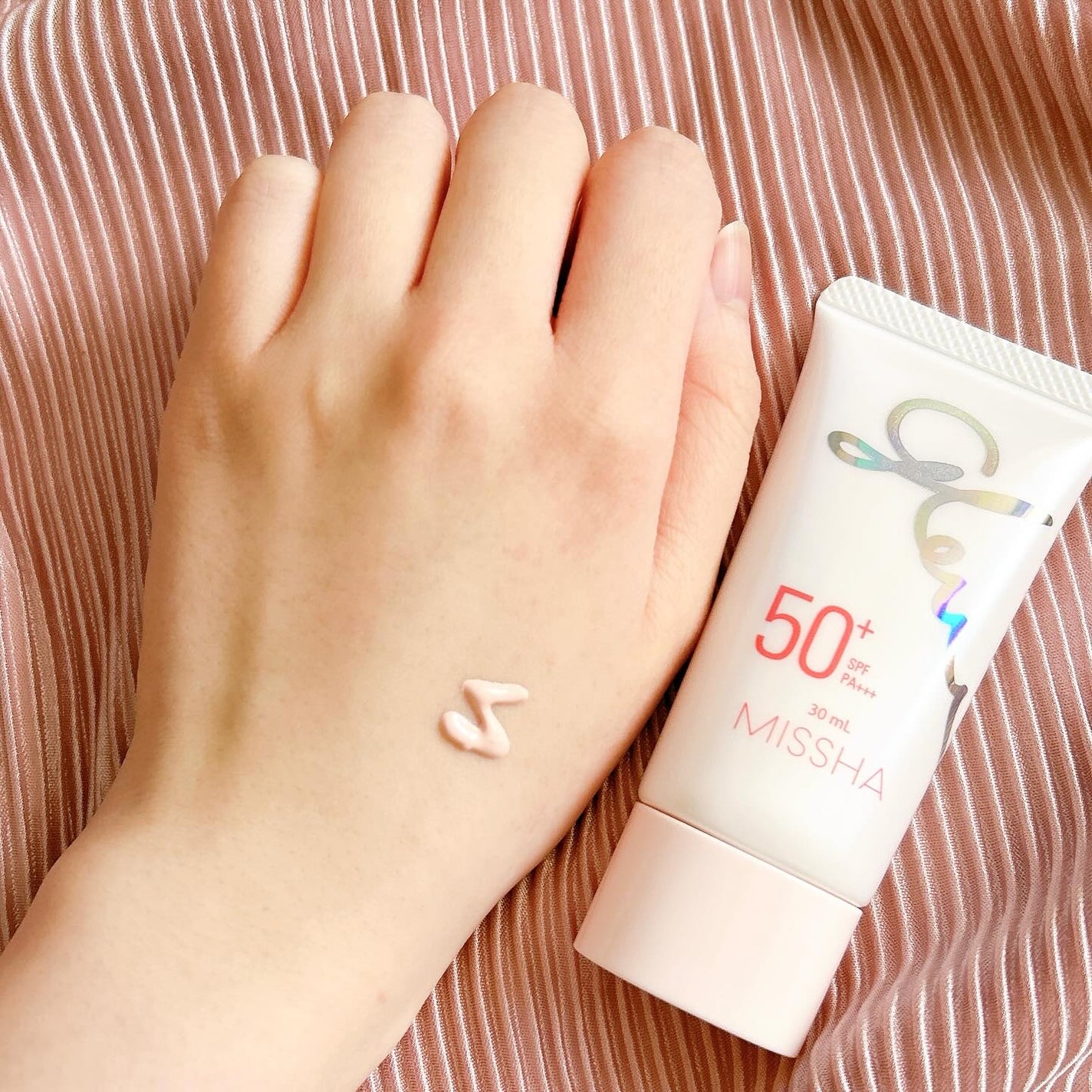 ミシャ グロウ UV トーンアップ プライマー/MISSHA/化粧下地を使ったクチコミ(3枚目)