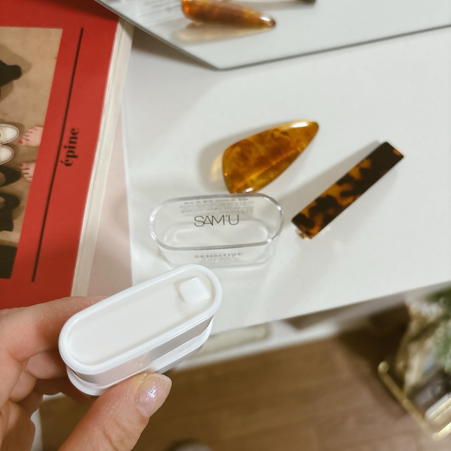 センシティブポケットサンスティック/SAM'U/日焼け止めスティックを使ったクチコミ（2枚目）