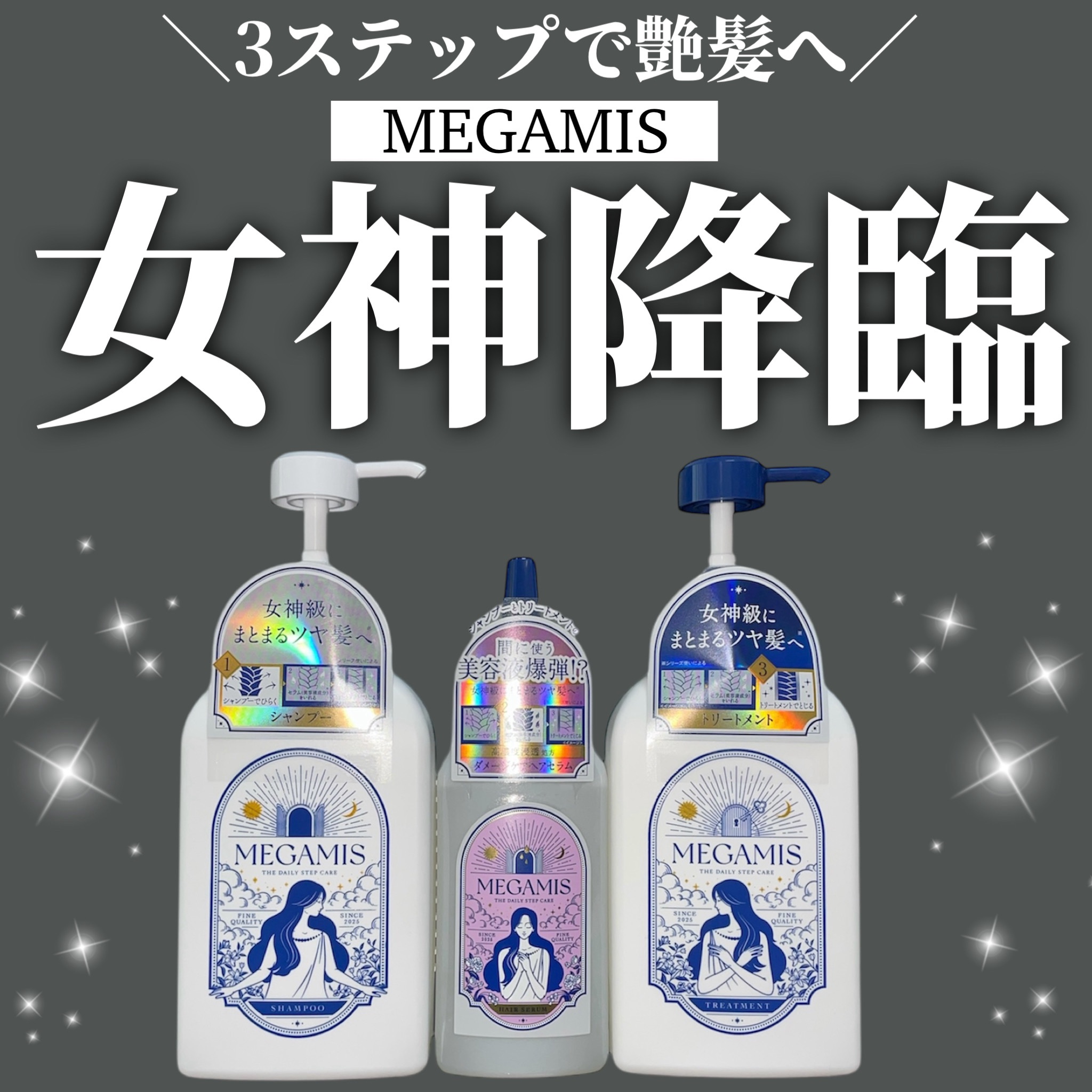MEGAMIS ヘアセラム/MEGAMIS/洗い流すヘアトリートメントを使ったクチコミ（1枚目）