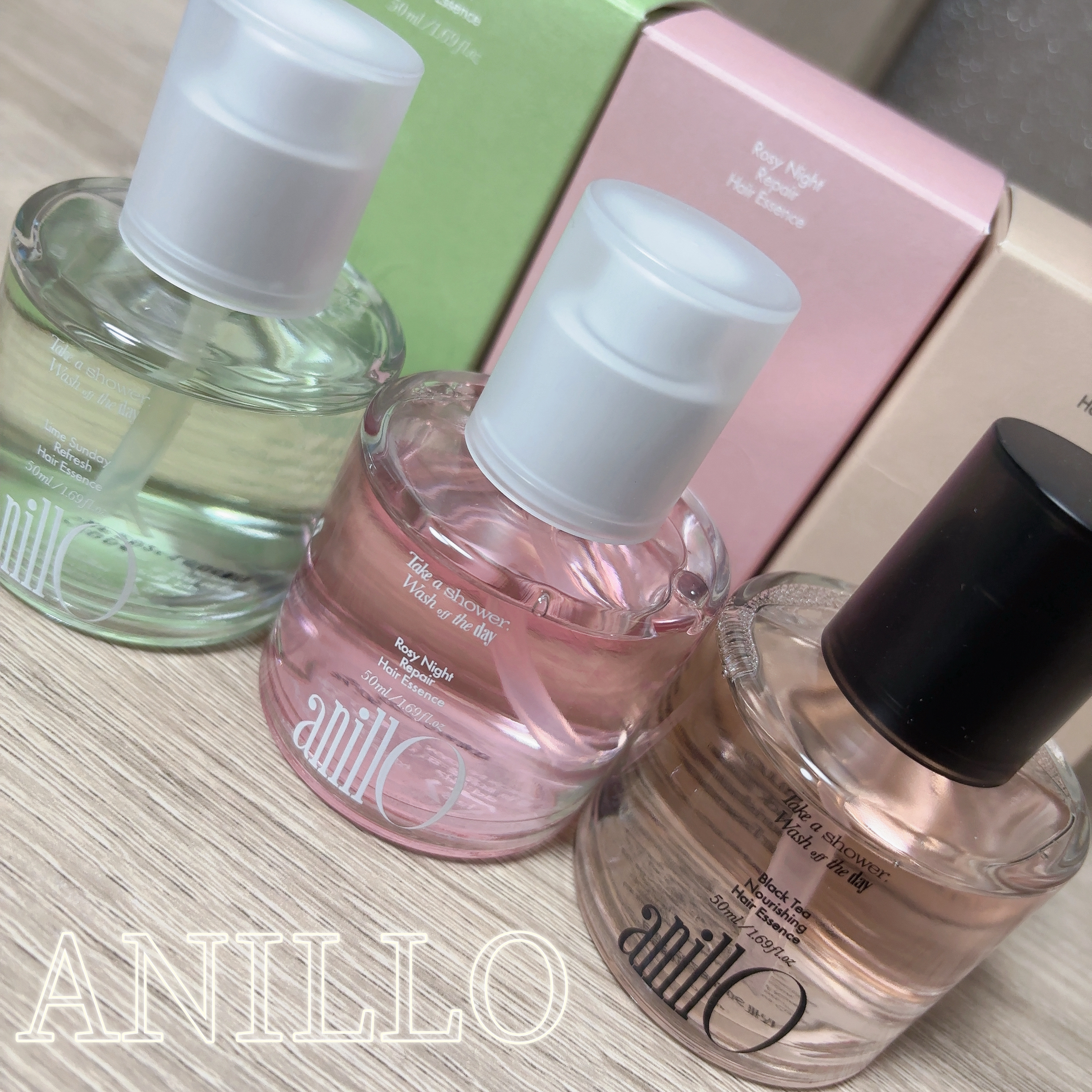 ヘアエッセンストリオ/ANILLO/その他キットセットを使ったクチコミ（1枚目）