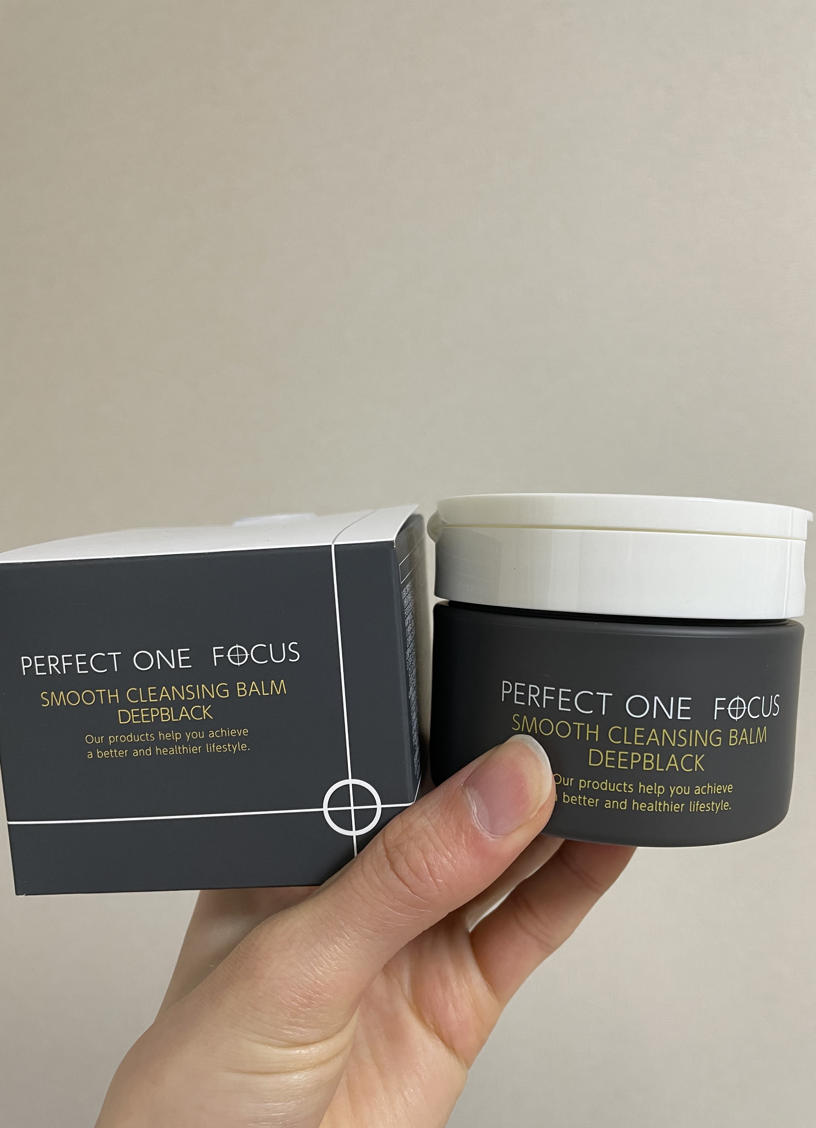 パーフェクトワンフォーカス スムースクレンジングバーム ディープブラック/PERFECT ONE  FOCUS/クレンジングバームを使ったクチコミ（1枚目）