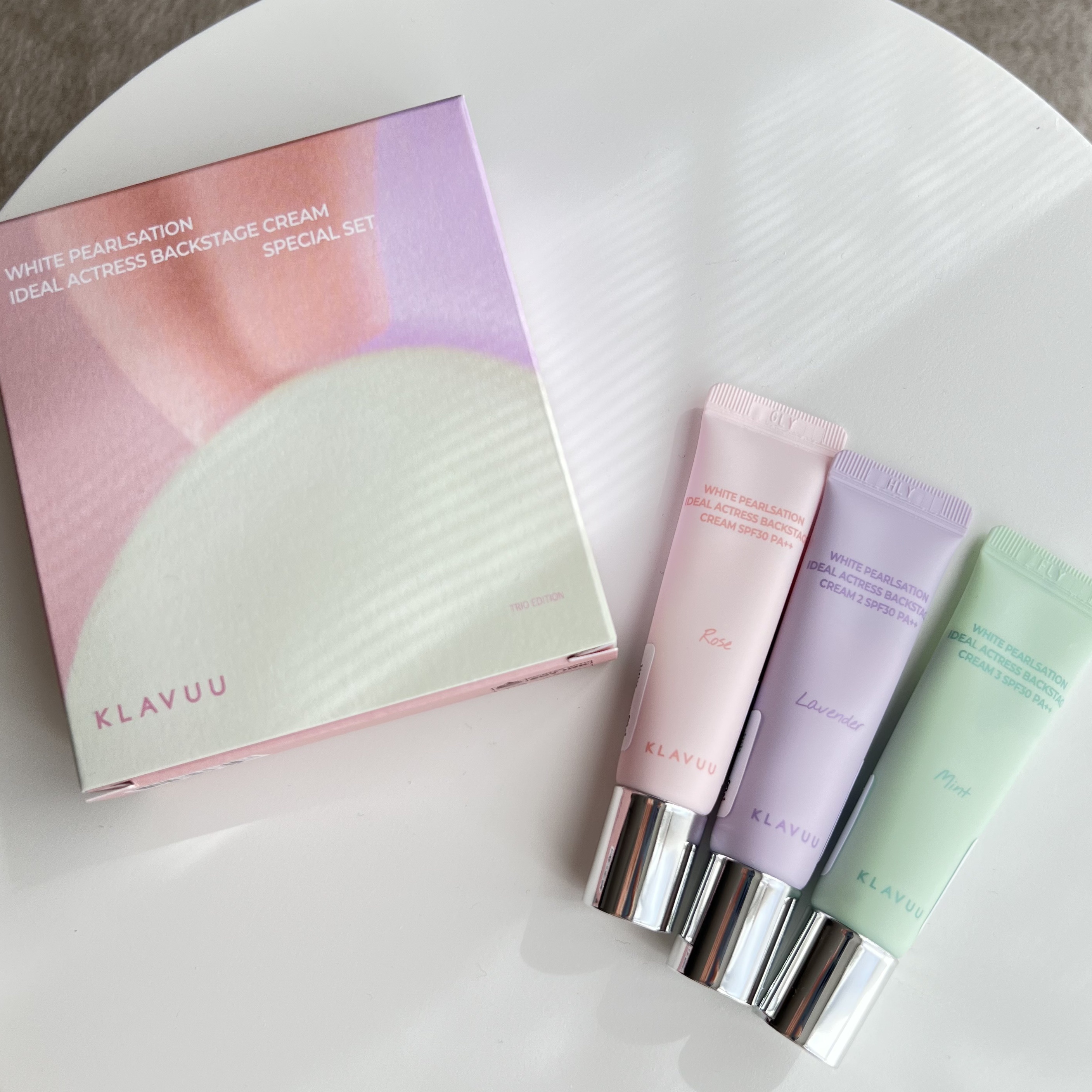WHITE PEARLSATION  IDEAL ACTRESS BACKSTAGE CREAM/KLAVUU/化粧下地を使ったクチコミ（1枚目）