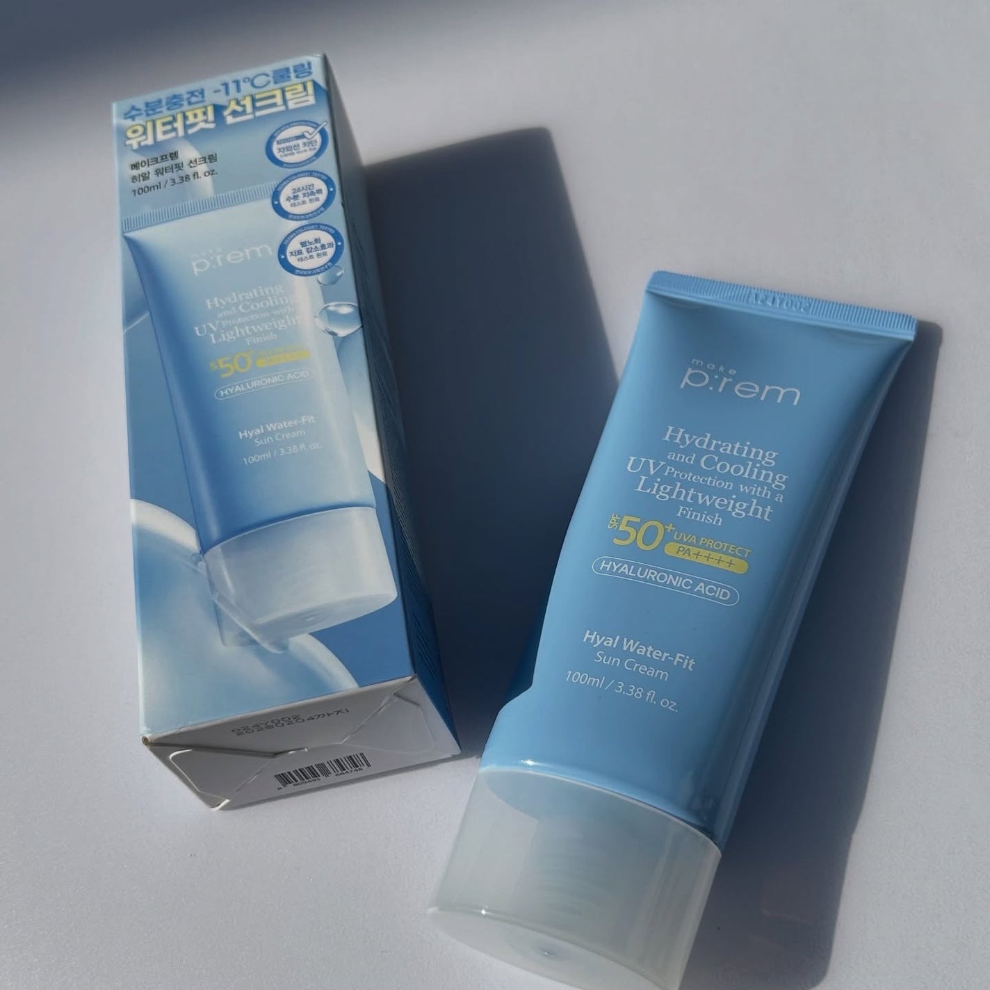 ヒアル ウォーターフィットサンクリーム/make prem/日焼け止めクリームを使ったクチコミ(1枚目)