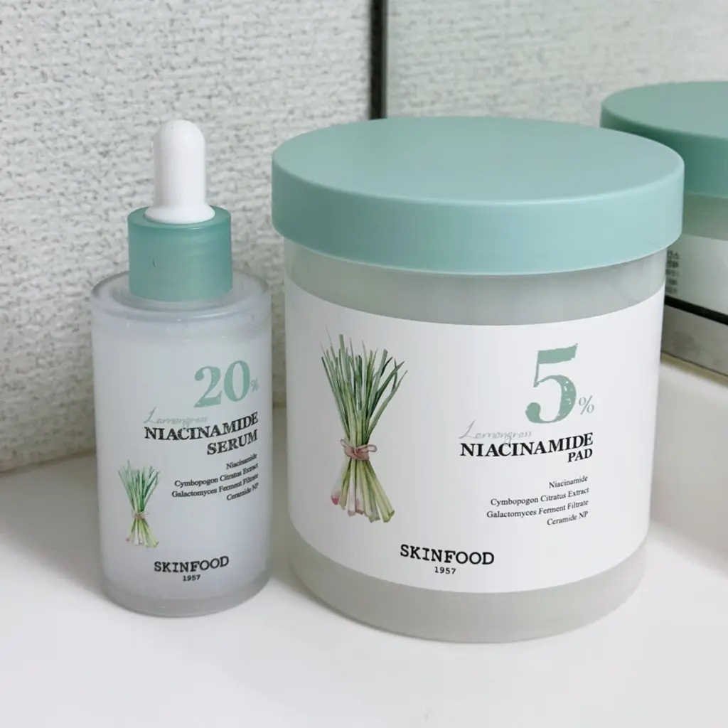 レモングラスナイアシンアミド20セラム/SKINFOOD/美容液を使ったクチコミ（1枚目）