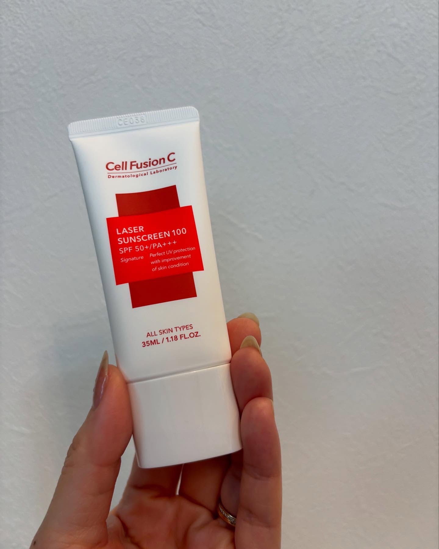 レーザーサンスクリーン 100/Cell Fusion C(セルフュージョンシー)/日焼け止めクリームを使ったクチコミ（2枚目）
