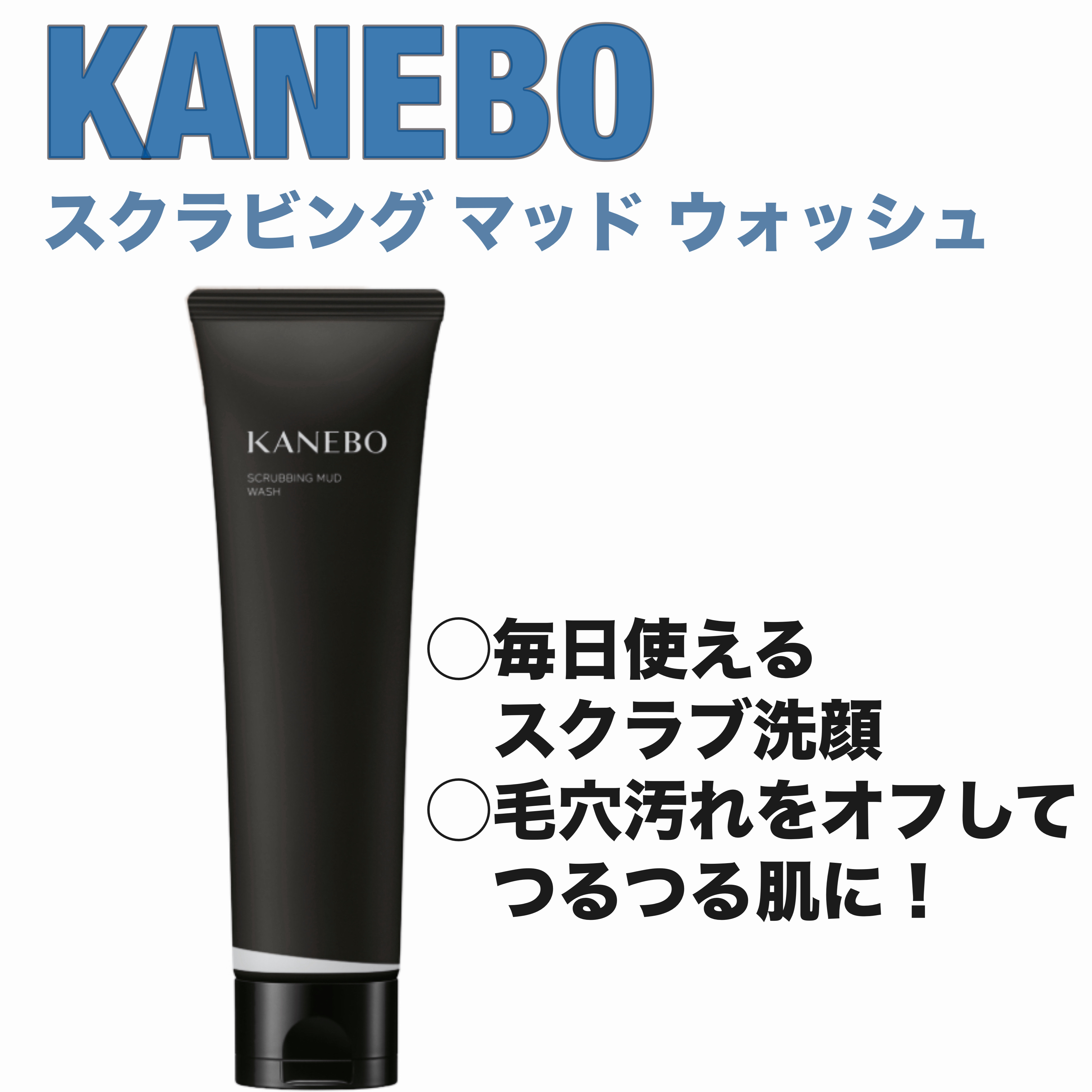 スクラビング　マッド　ウォッシュ/KANEBO/洗顔フォームを使ったクチコミ（1枚目）