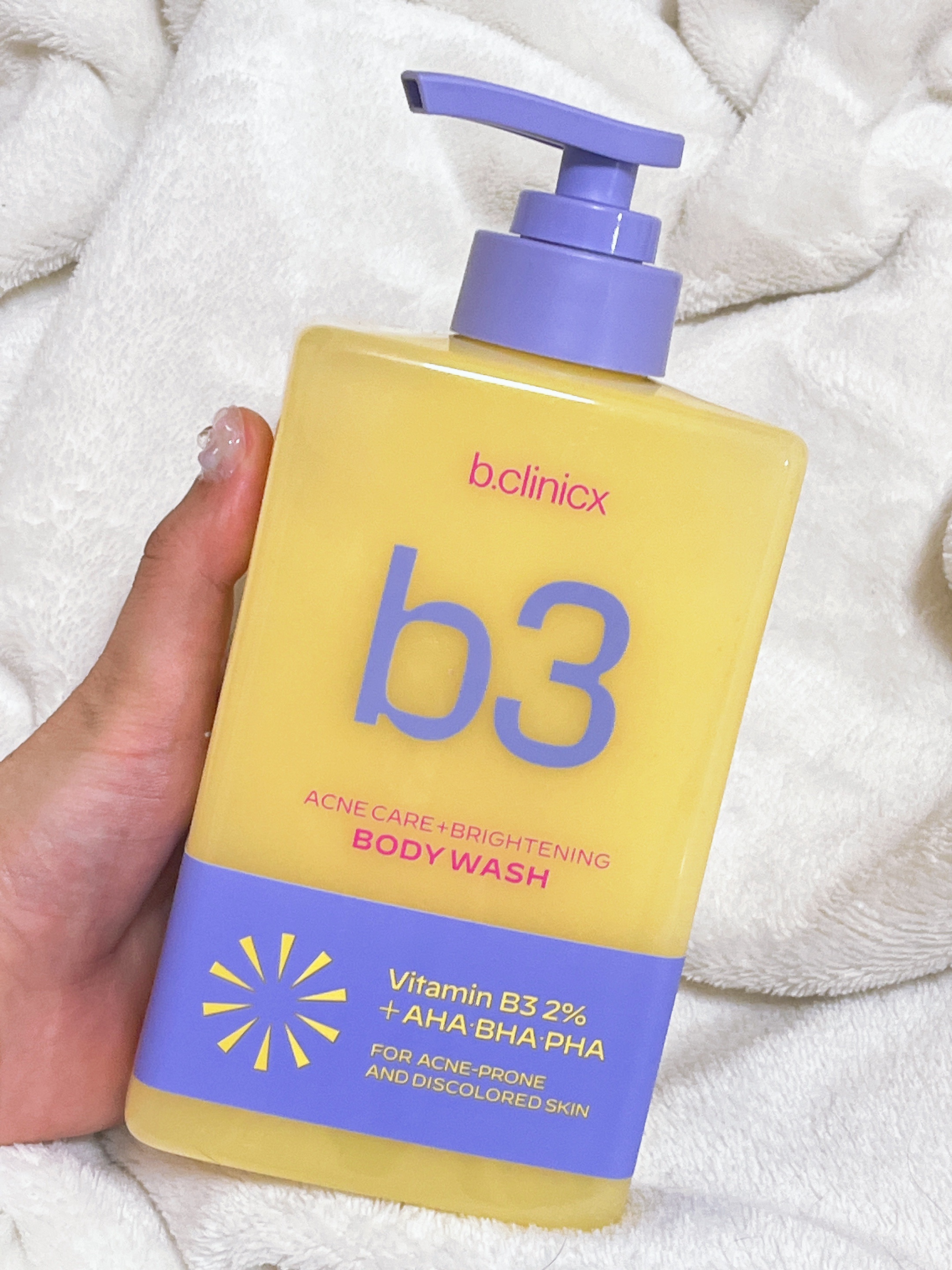 B3 アクネ クリア ボディウォッシュ/b.clinicx/ボディソープを使ったクチコミ（1枚目）