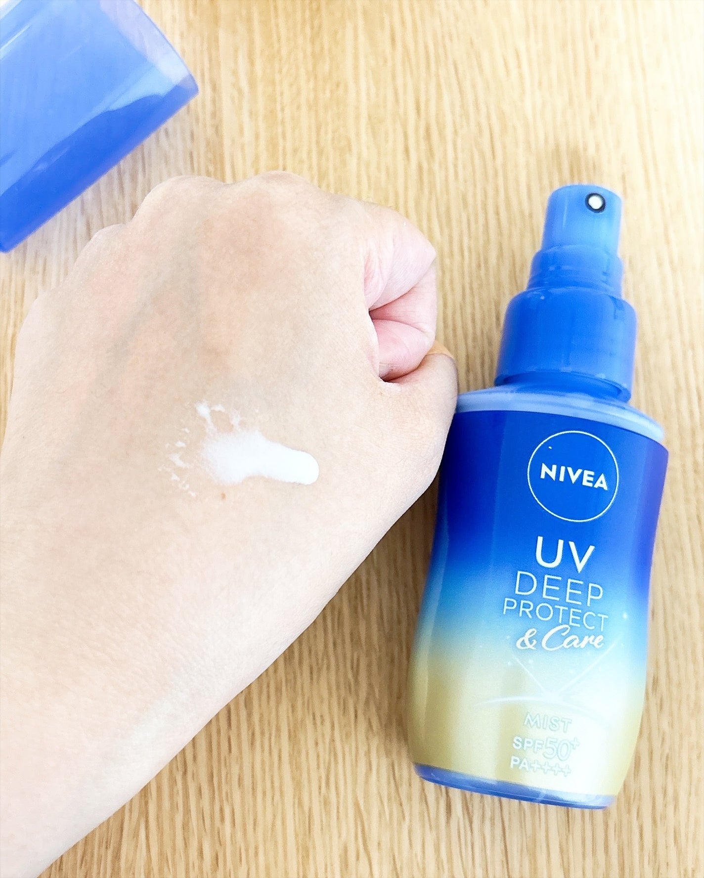 ニベアUV ディーププロテクト&ケア ミルクミスト/ニベア/日焼け止めミスト・スプレーを使ったクチコミ(2枚目)