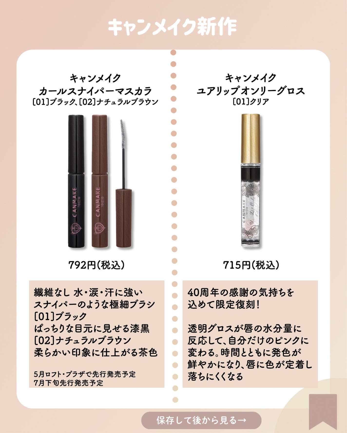 ユアリップオンリーグロス/キャンメイク/リップグロスを使ったクチコミ(5枚目)