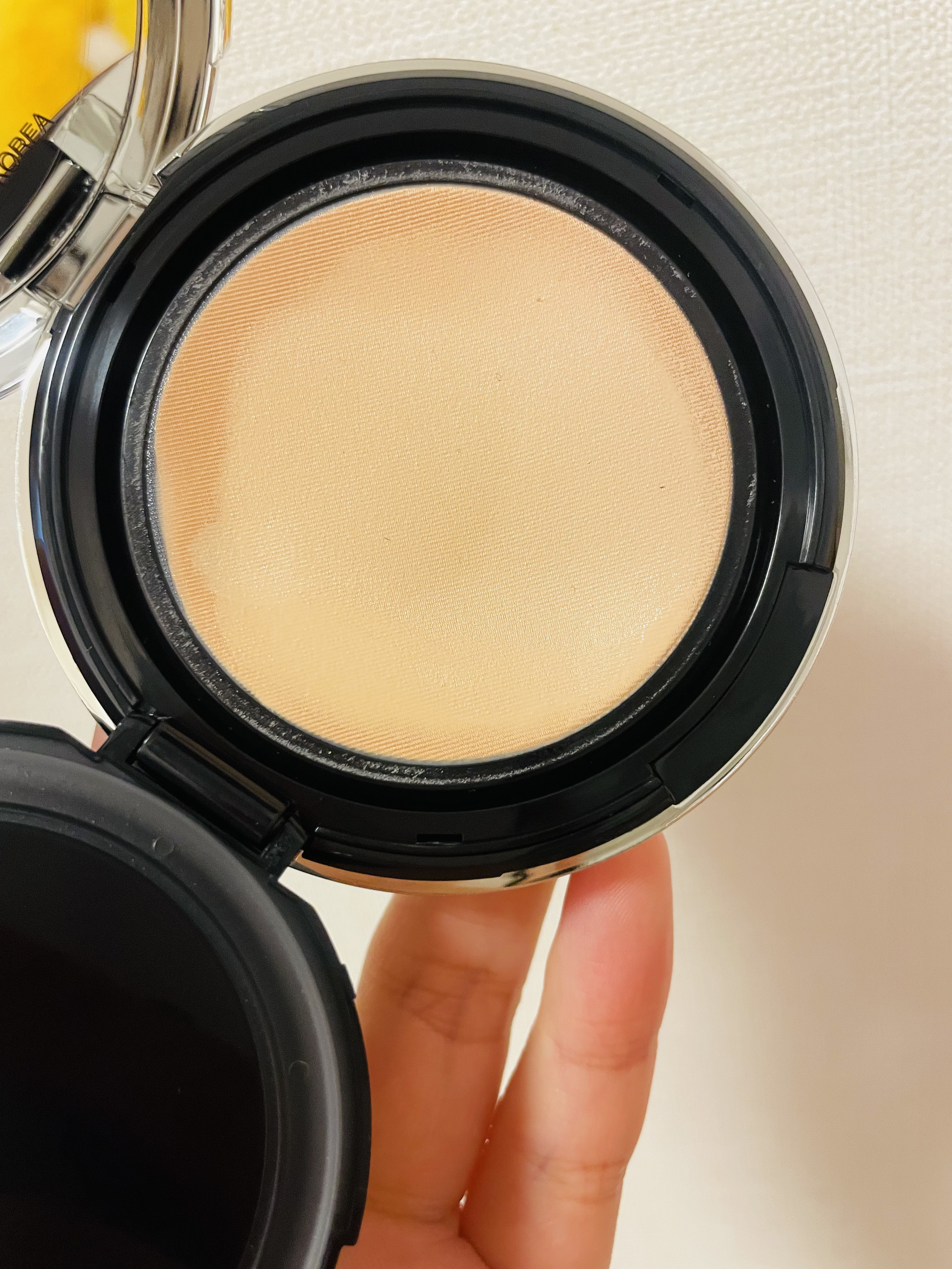 ディオールスキン フォーエヴァー クッション ケース ピンク カナージュ/Dior/その他化粧小物を使ったクチコミ（3枚目）