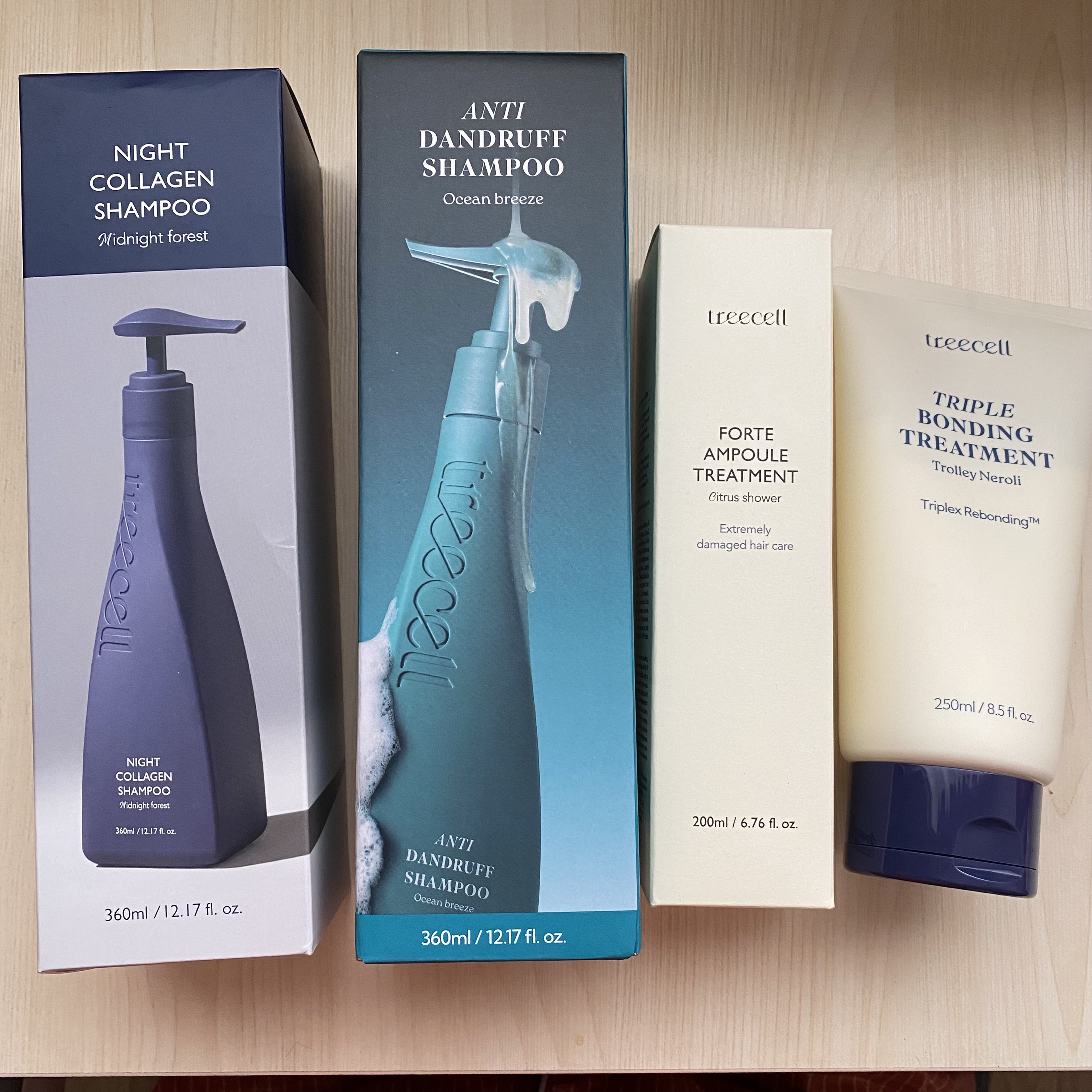 ナイトコラーゲンシャンプーミッドナイトフォレスト/treecell/市販シャンプーを使ったクチコミ（1枚目）