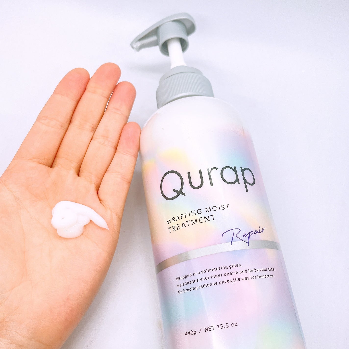 ラッピングモイストシャンプー/トリートメント/Qurap/市販シャンプーを使ったクチコミ(3枚目)