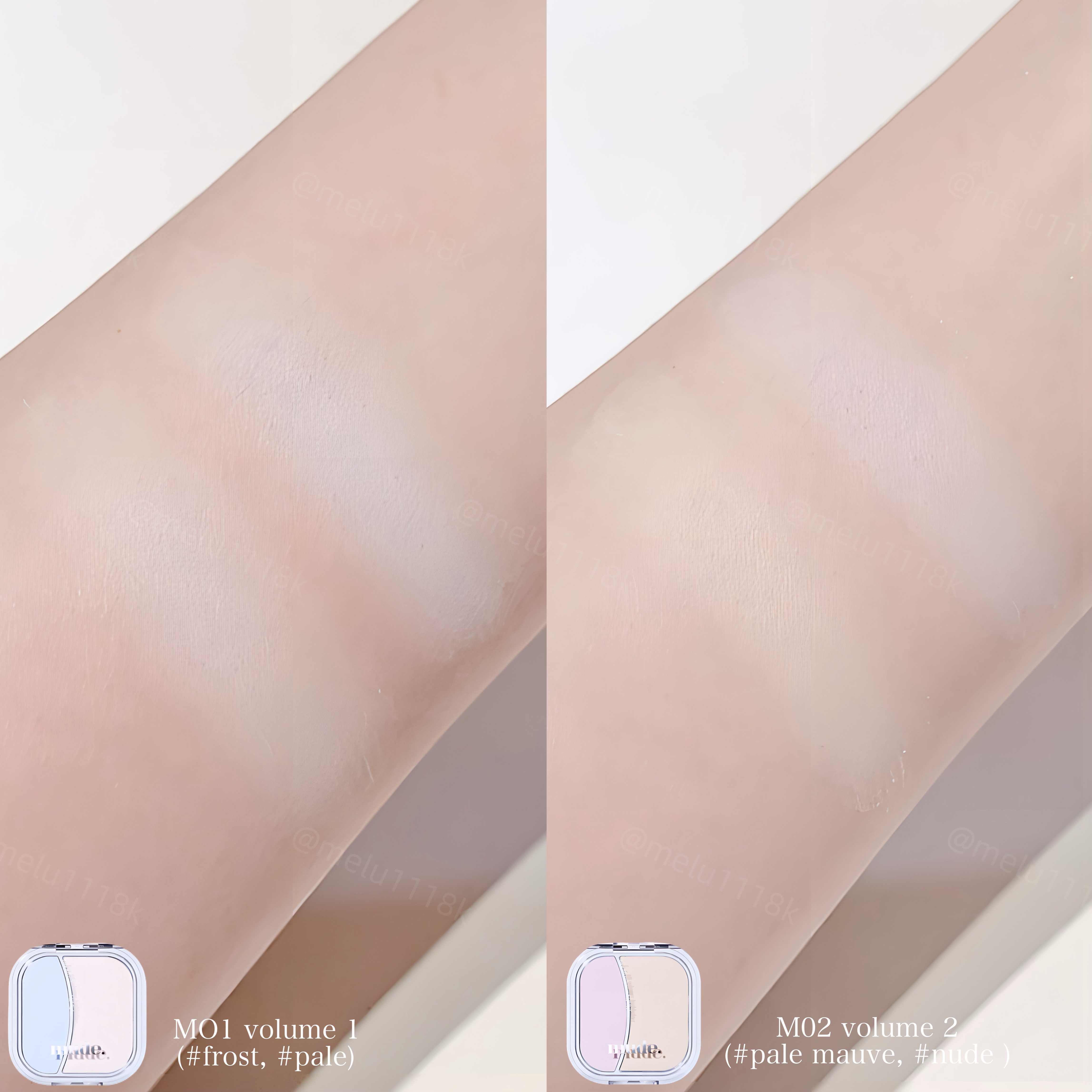 フェイスフィルボリューマーハイライター/mude./パウダーハイライトを使ったクチコミ（3枚目）