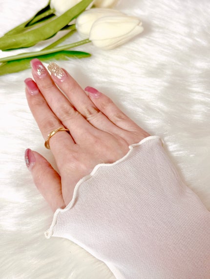 セミキュアジェルネイル(ハンド)/ohora/ネイルシールを使ったクチコミ(6枚目)