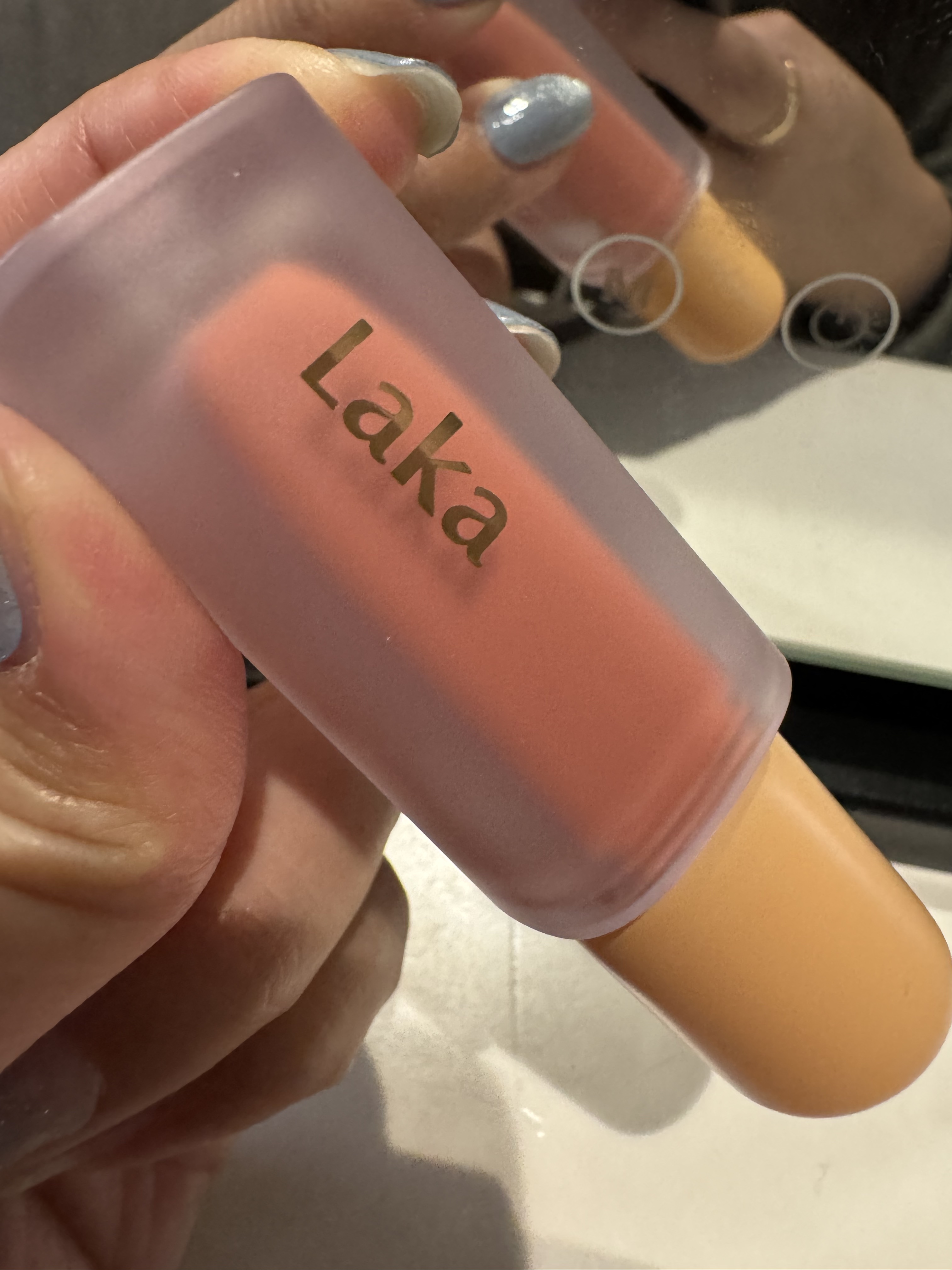 フルーティーグラムティント/Laka/リップティントを使ったクチコミ（3枚目）