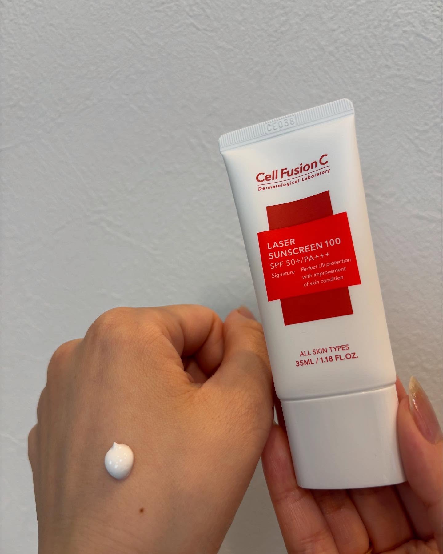 レーザーサンスクリーン 100/Cell Fusion C(セルフュージョンシー)/日焼け止めクリームを使ったクチコミ（3枚目）