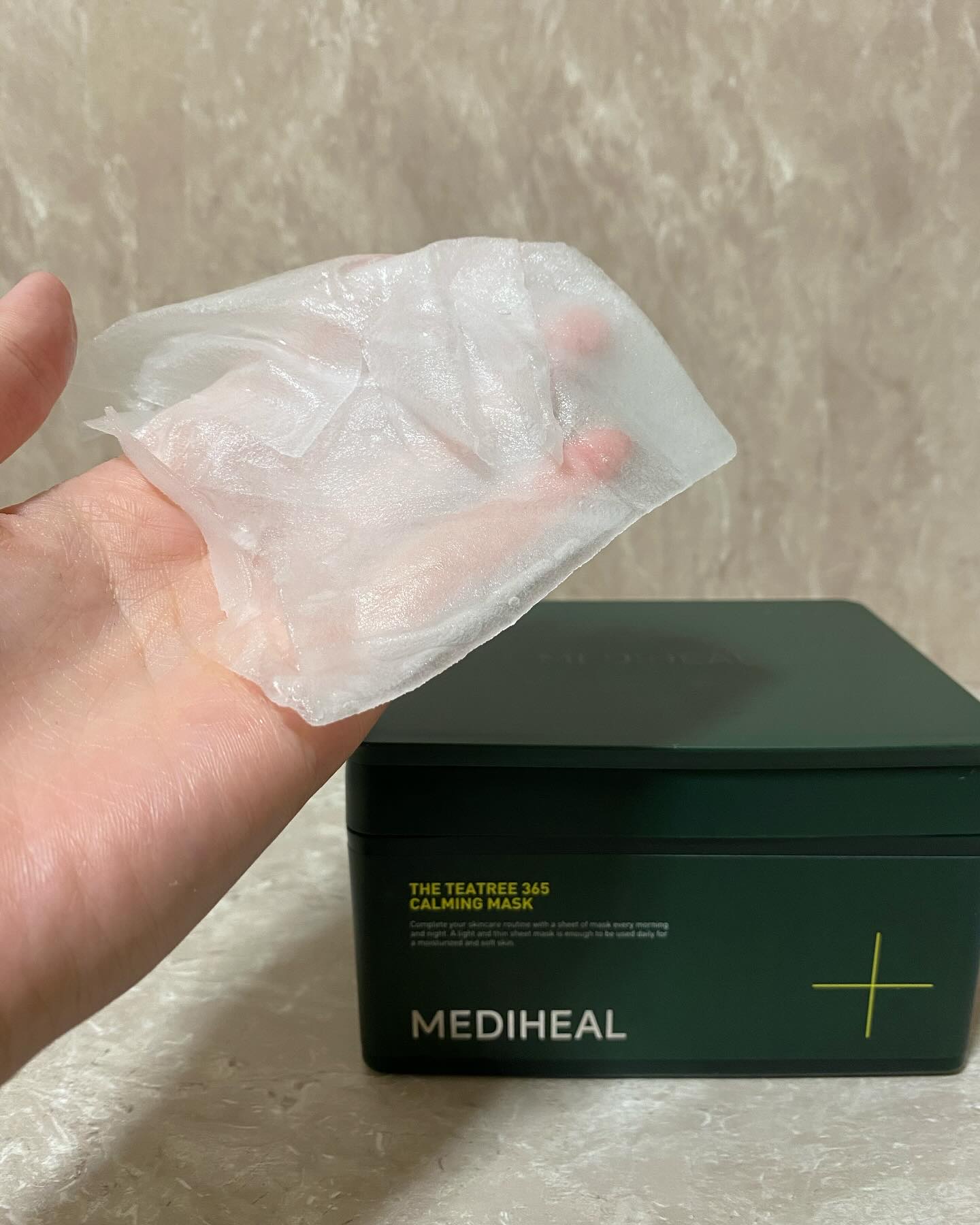 THE ティーツリー 365 カーミングマスク 通常版/MEDIHEAL/シートマスク・パックを使ったクチコミ（3枚目）